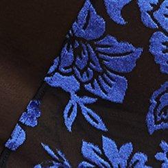 Velvet Burnout High-Rise Cheeky Panty, MICKI FLORAL BURNOUT BLUE, swatch