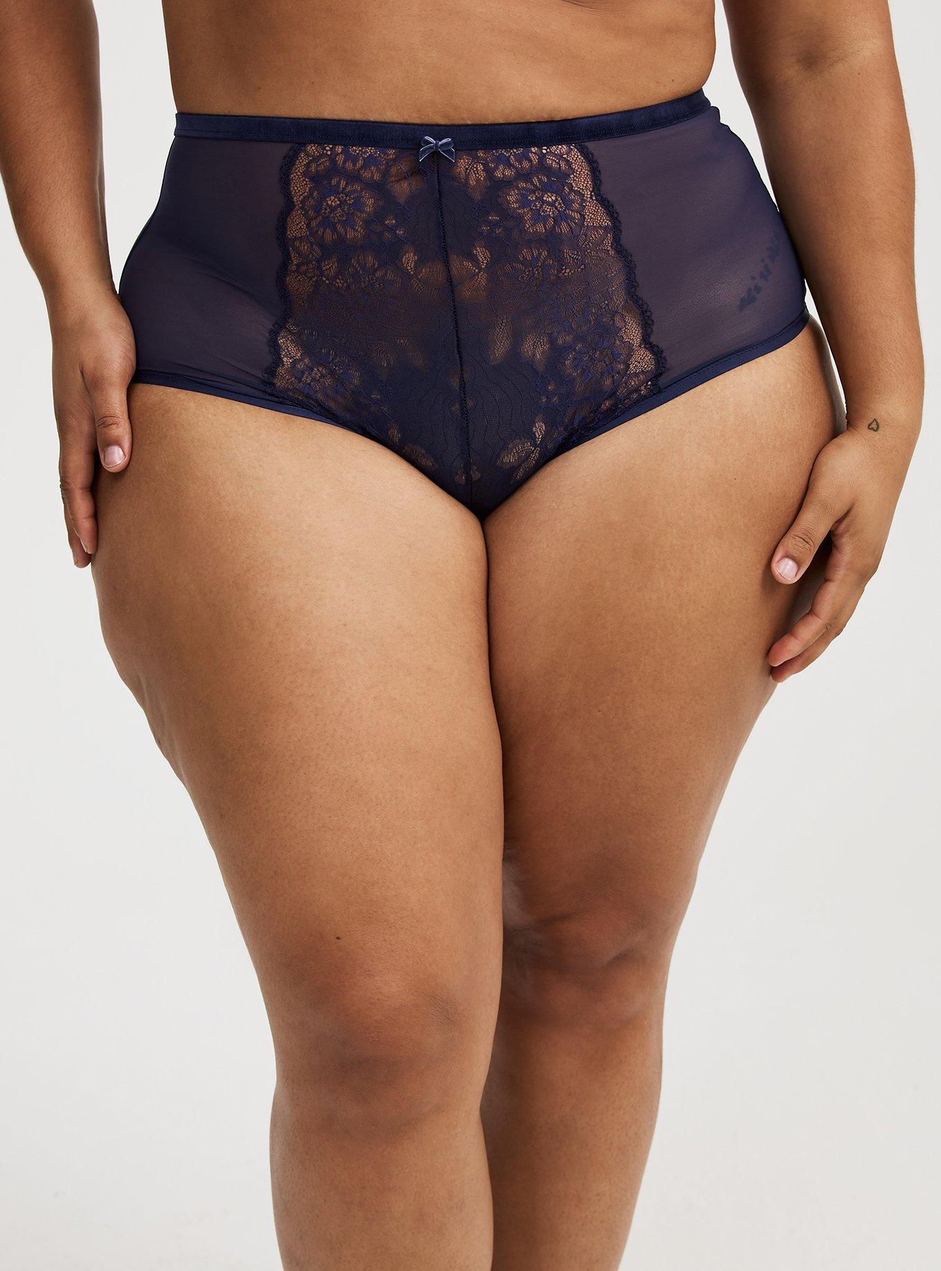 Boudoir Lace High-Rise Brief Panty