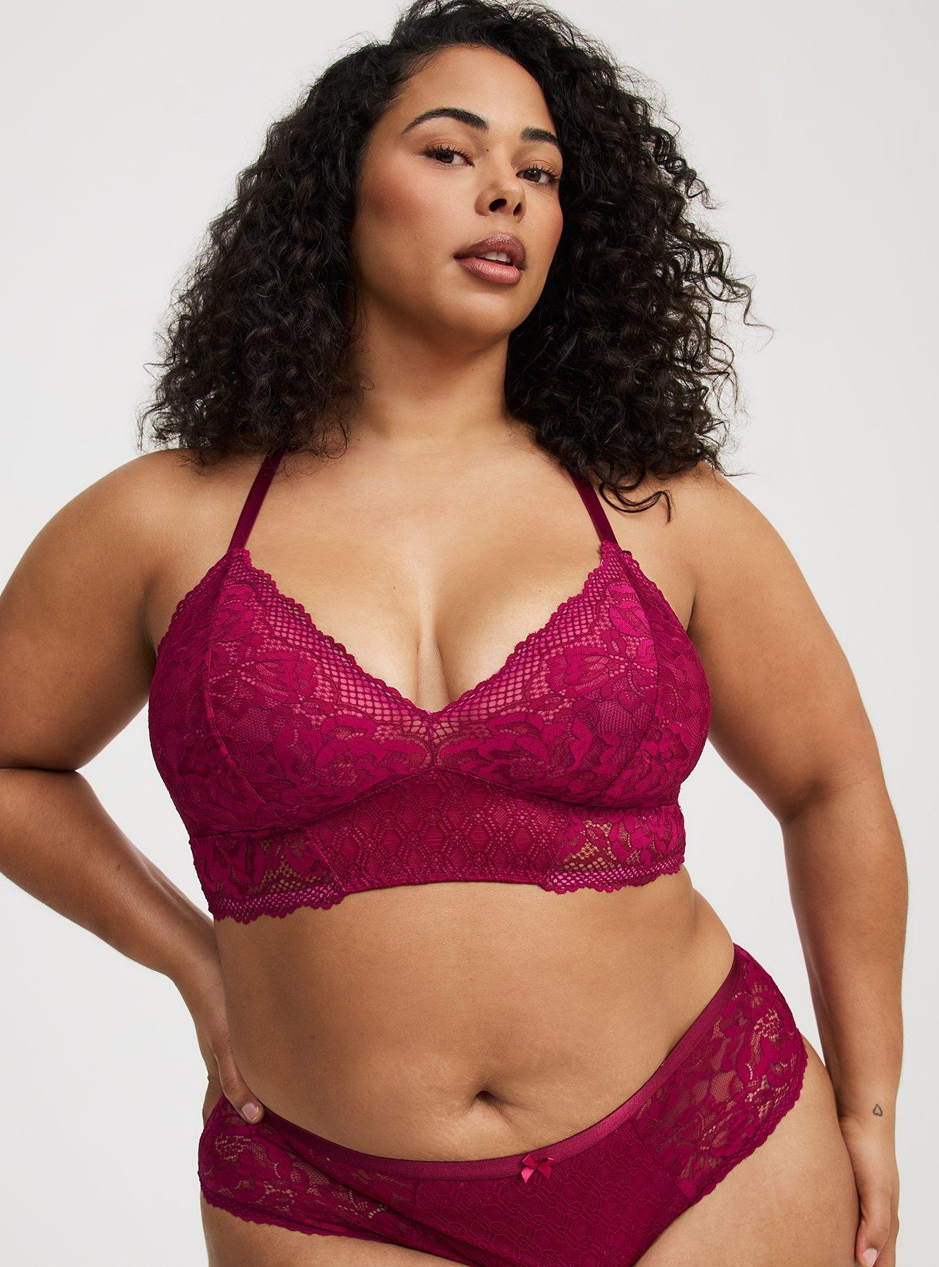 Unlined Bella Donna Lace Bralette