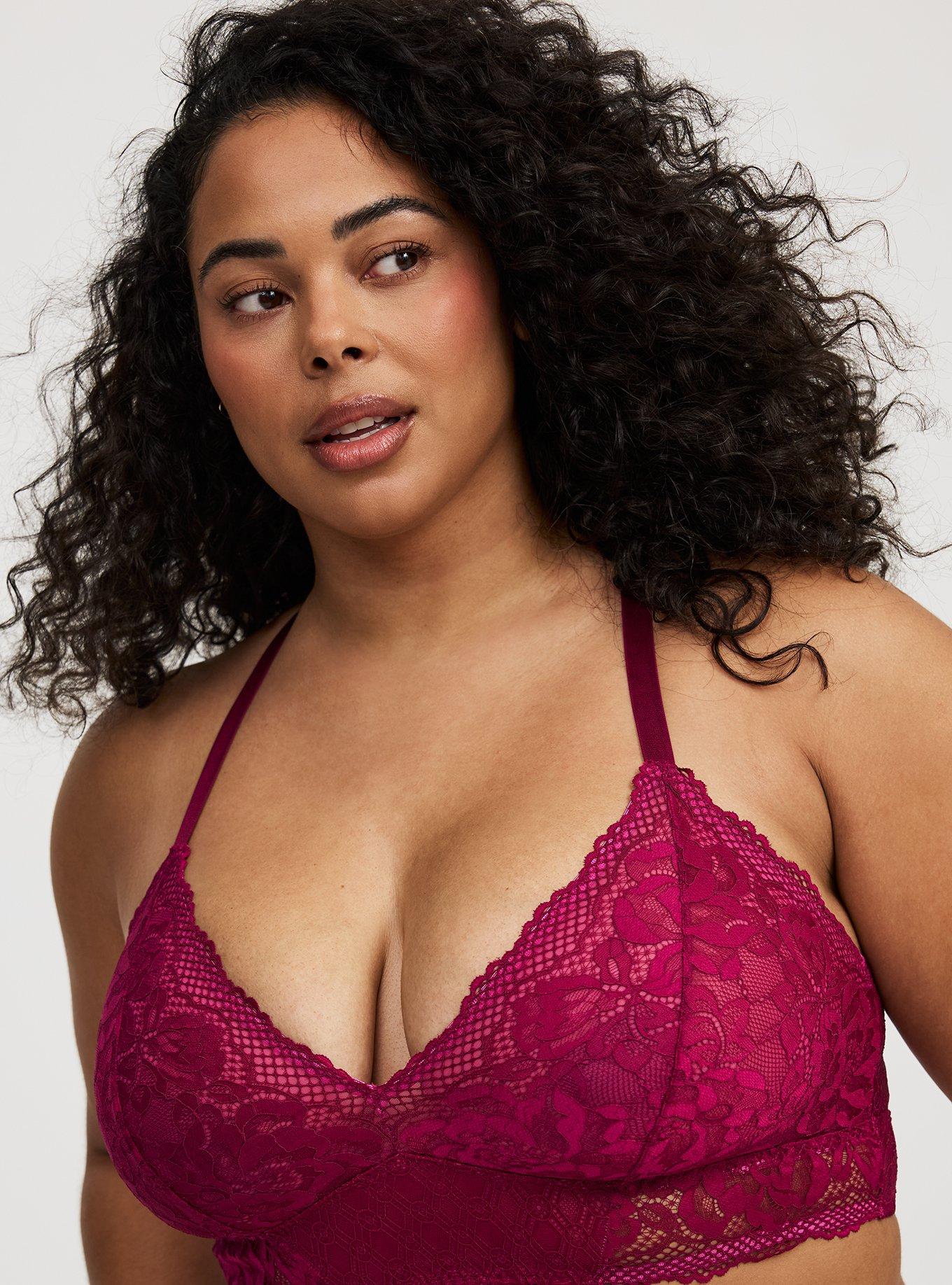 Unlined Bella Donna Lace Bralette