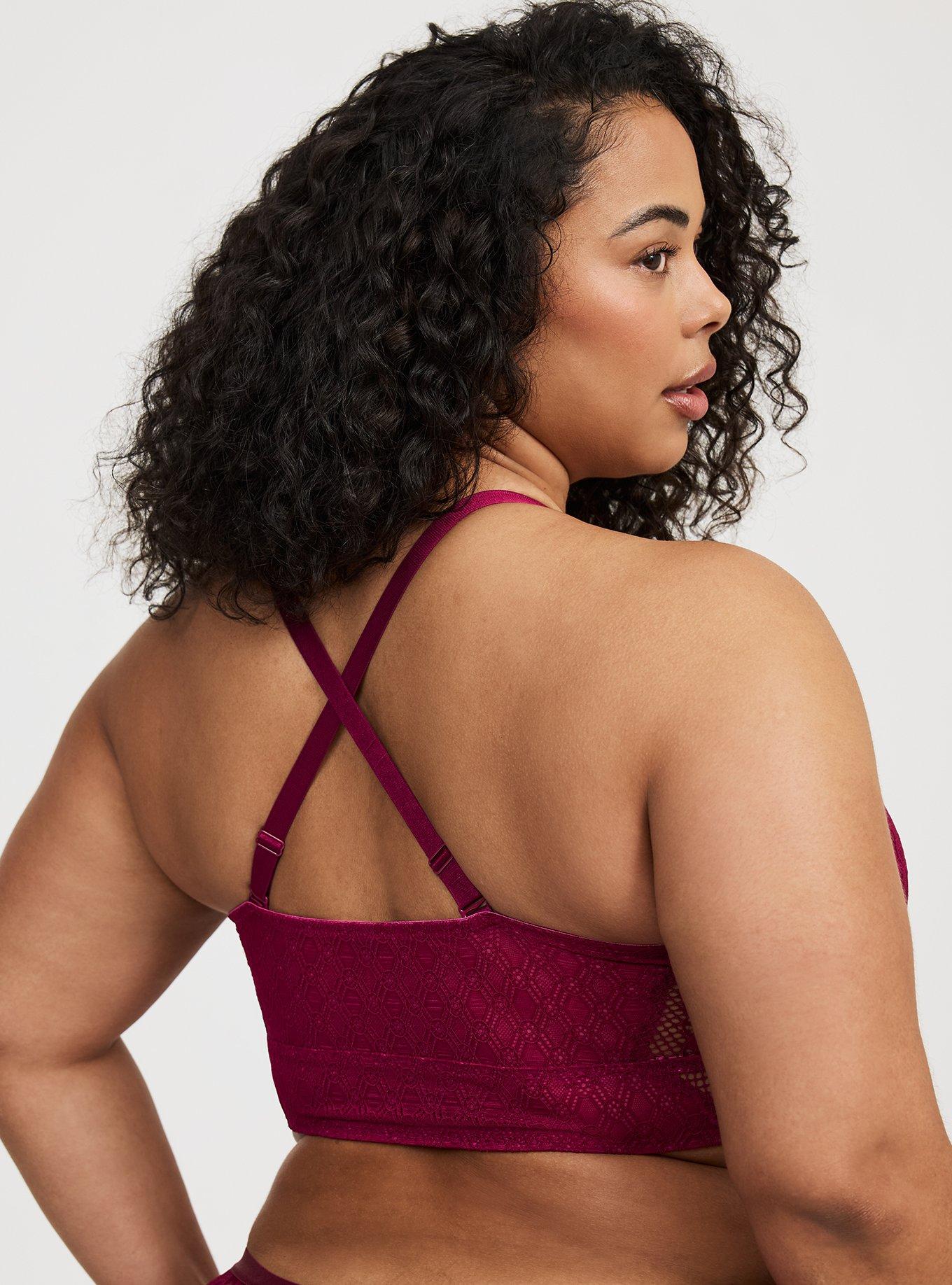 Unlined Bella Donna Lace Bralette