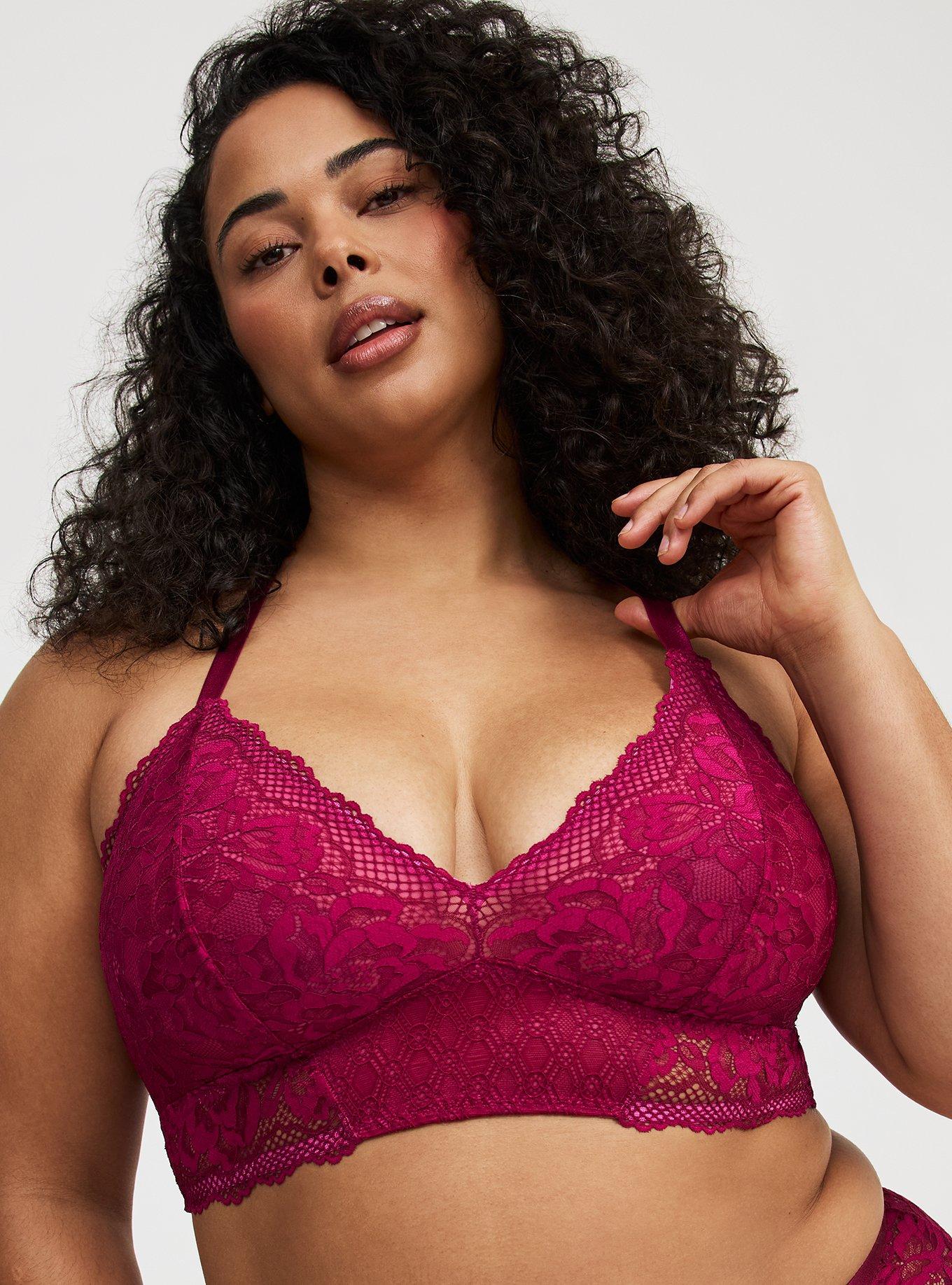 Unlined Bella Donna Lace Bralette