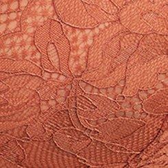 Plus Size Unlined Bella Donna Lace Bralette, BRUSCHETTA, swatch