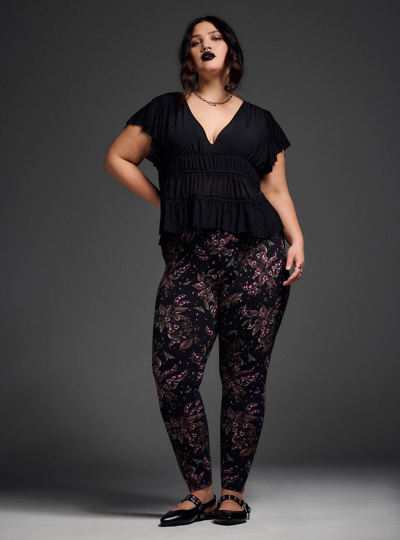 Nightfall Mesh Peplum Top