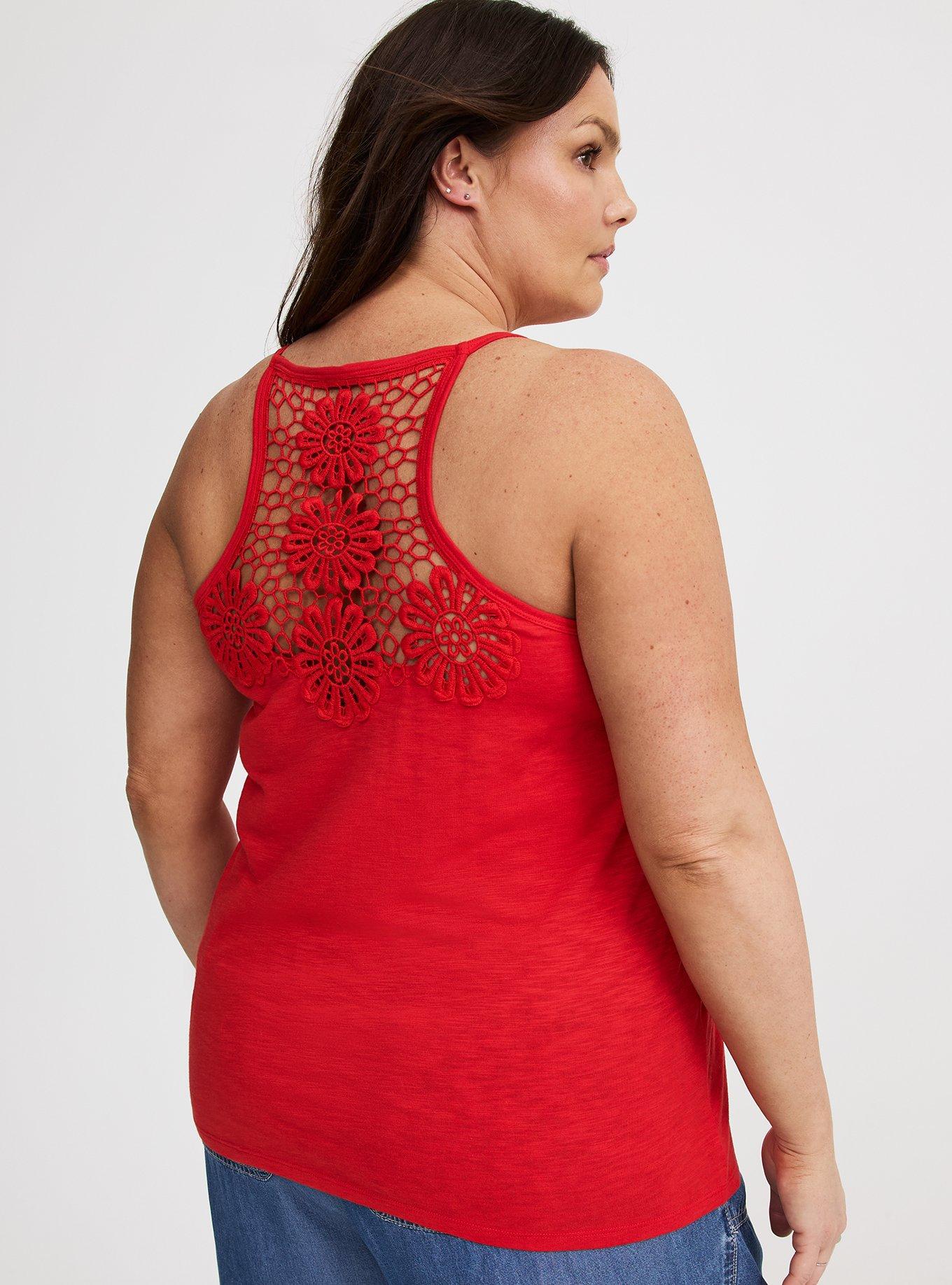 Scoop Crochet Racerback Tank