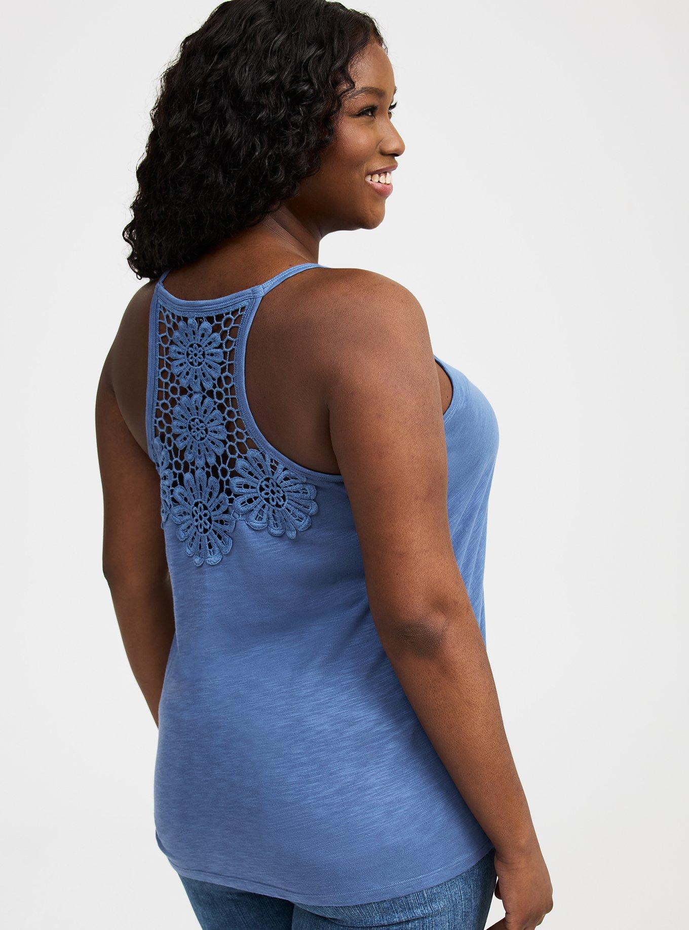 Scoop Crochet Racerback Tank