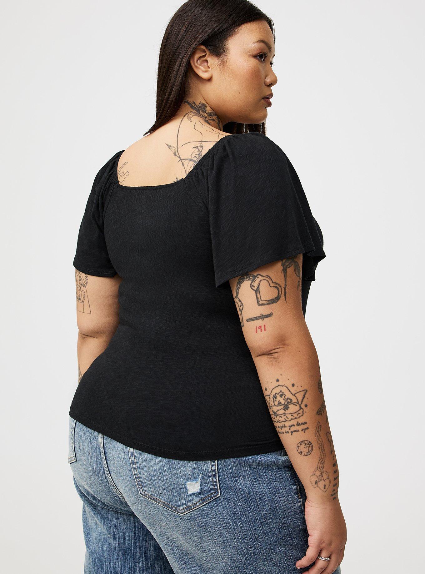 Flutter Sleeve Top