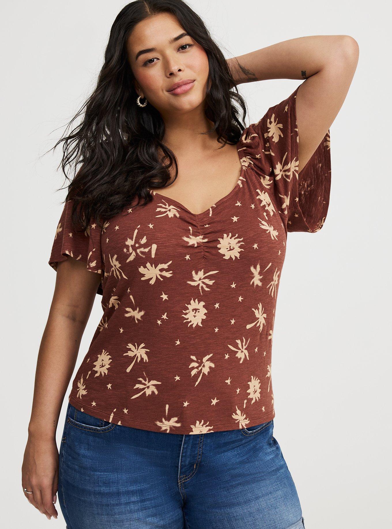 Flutter Sleeve Top