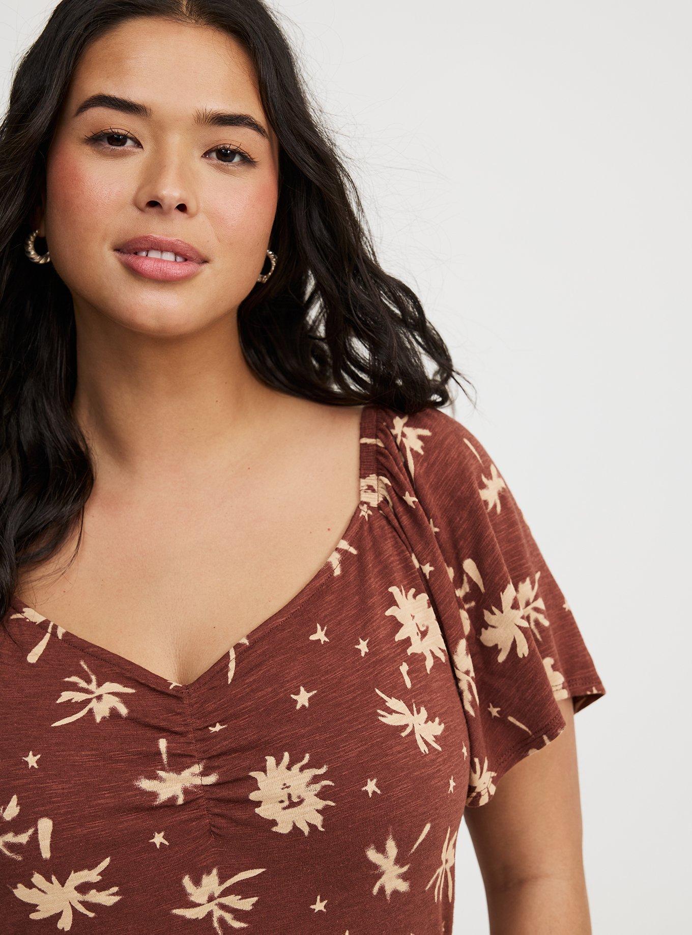 Flutter Sleeve Top