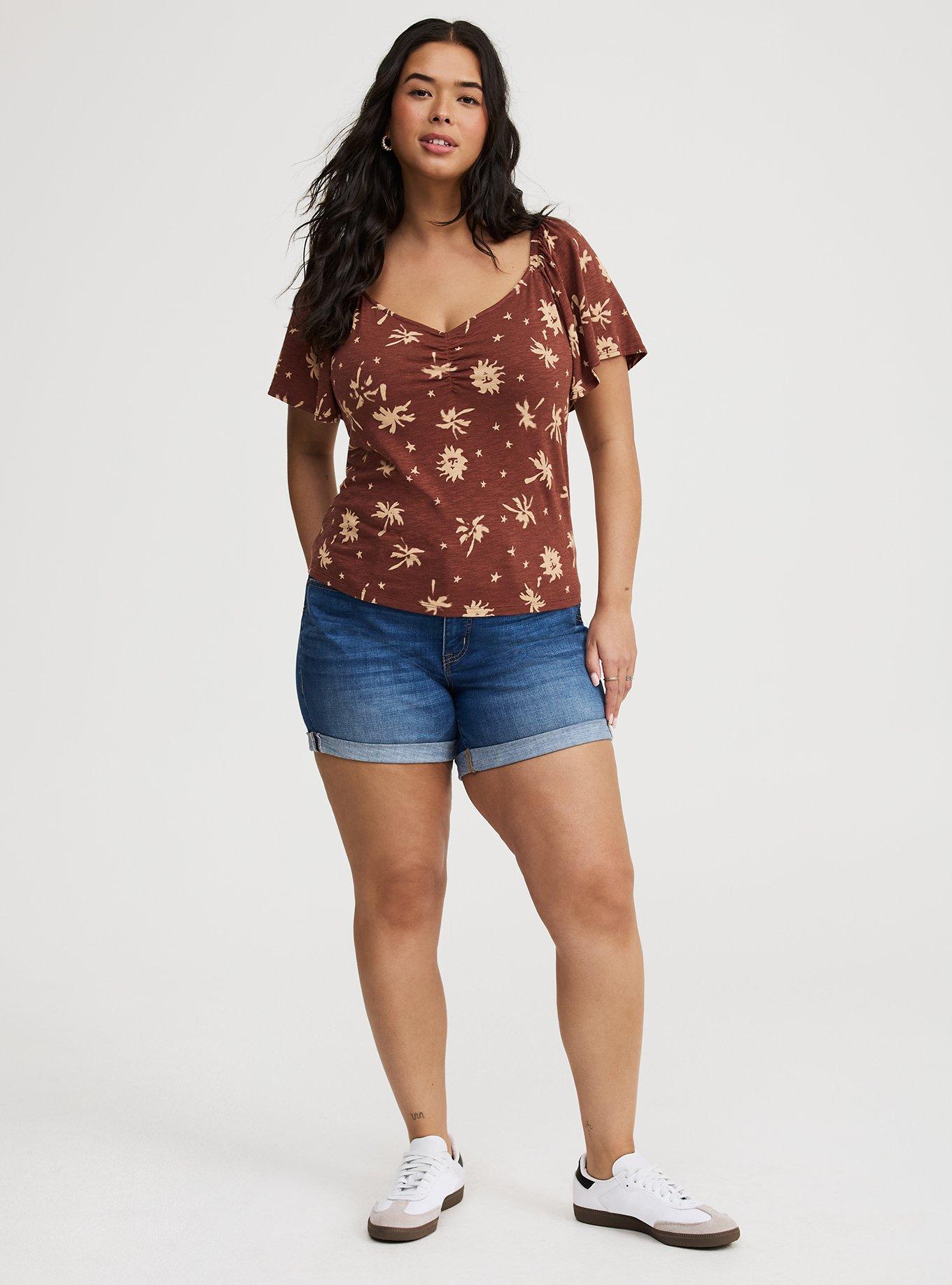 Flutter Sleeve Crop Top