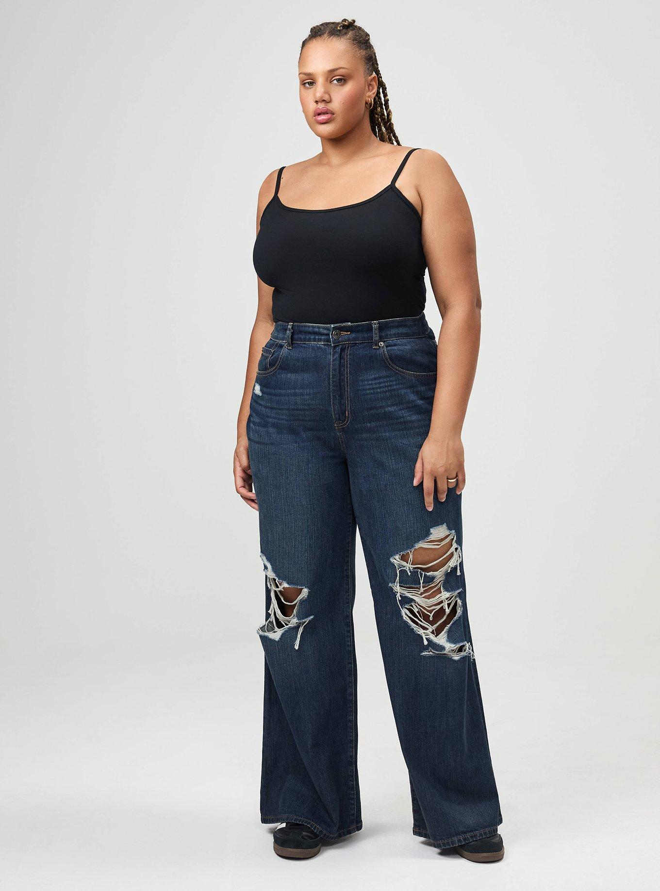 High-Rise Baggy Wide-Leg Jean, TROUBADOUR, alternate