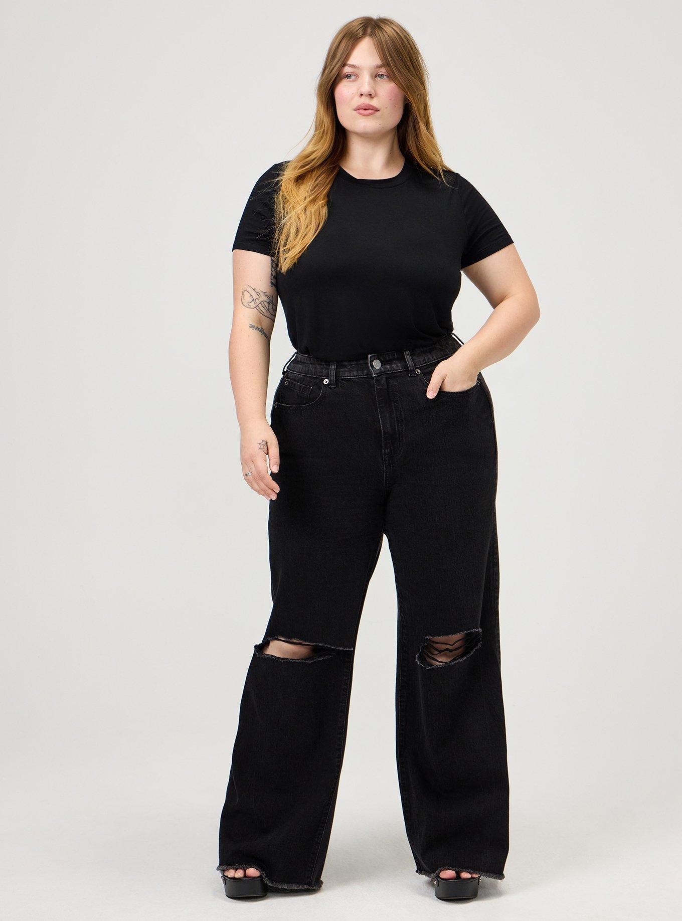 Baggy High-Rise Wide-Leg Jean, WASHED BLACK, alternate