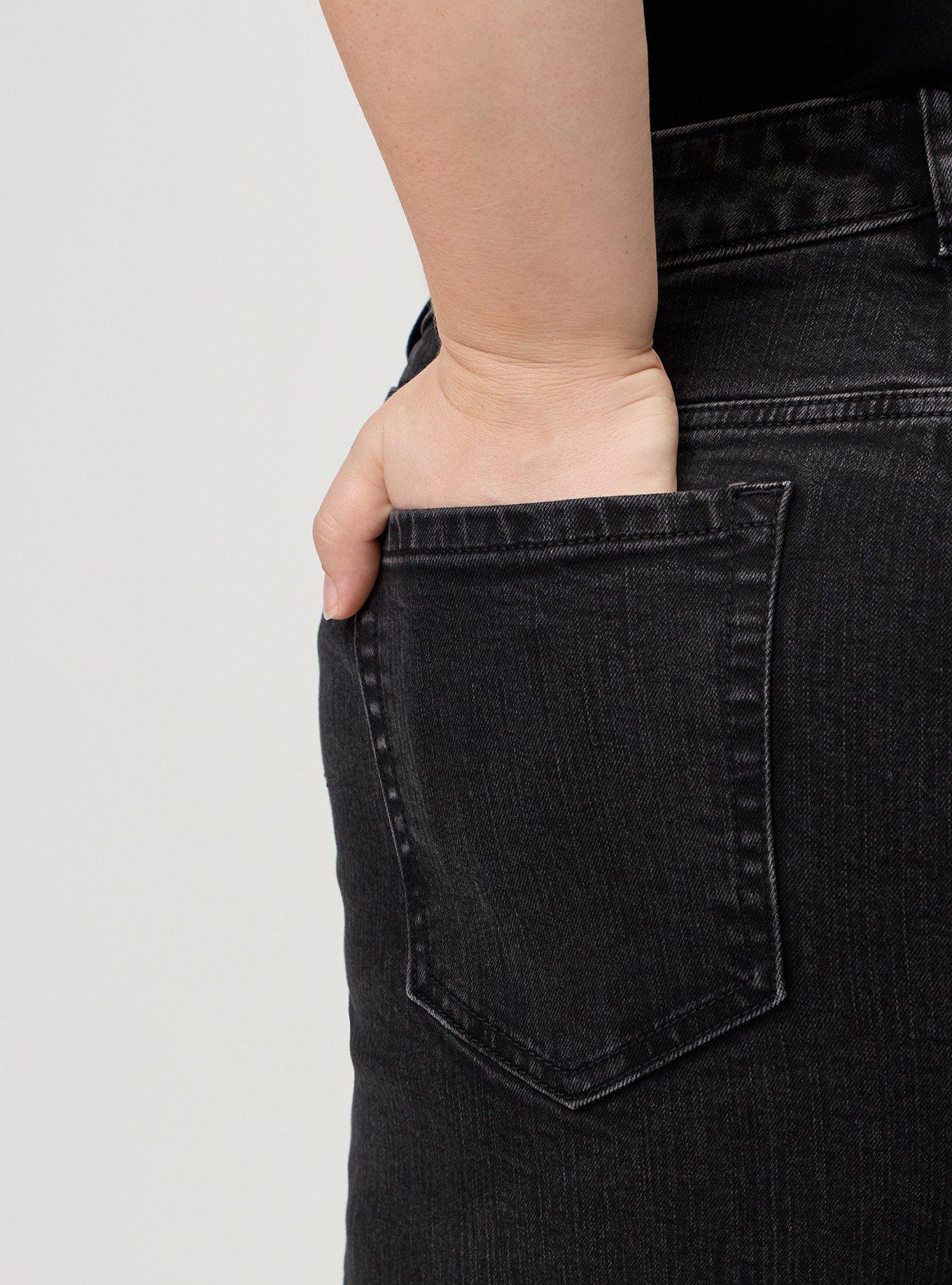 Baggy High-Rise Wide-Leg Jean, WASHED BLACK, alternate