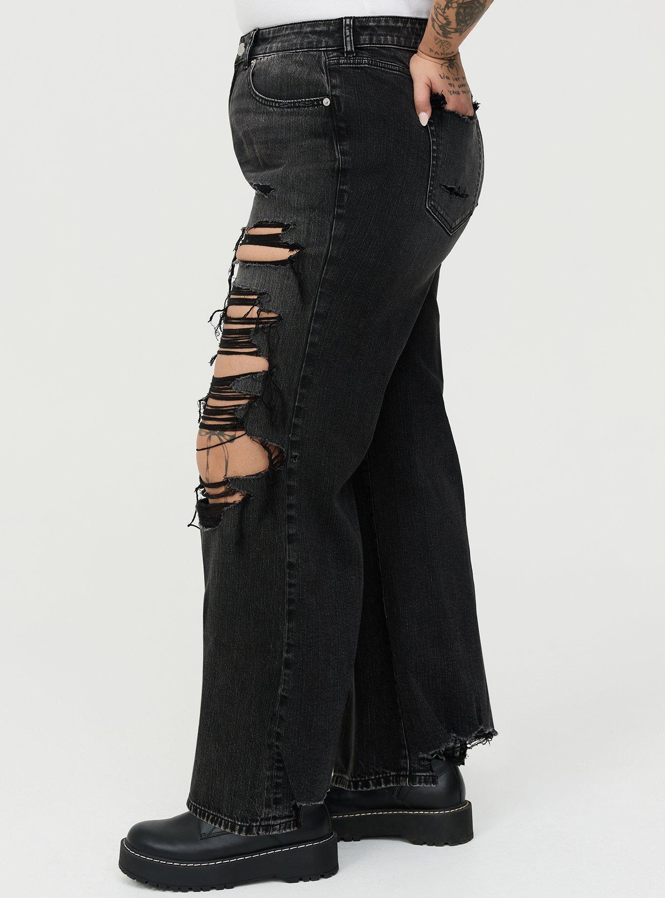High-Rise Baggy Wide-Leg Jean, TRUE GRIT, alternate