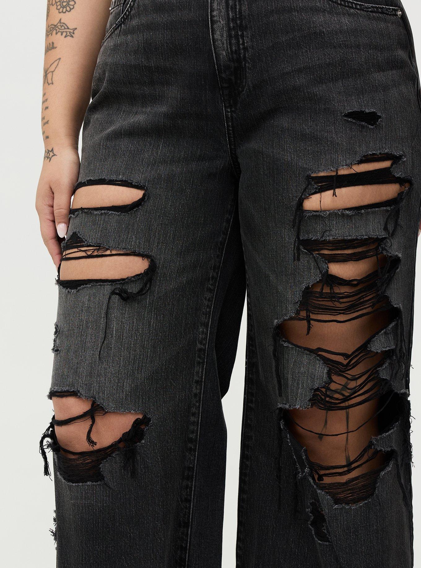 High-Rise Baggy Wide-Leg Jean, TRUE GRIT, alternate