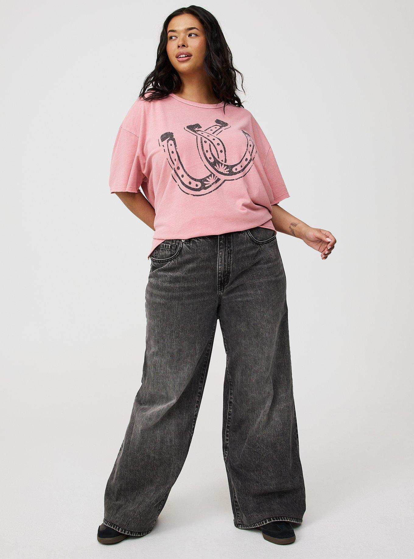 Baggy High-Rise Wide Leg Jean