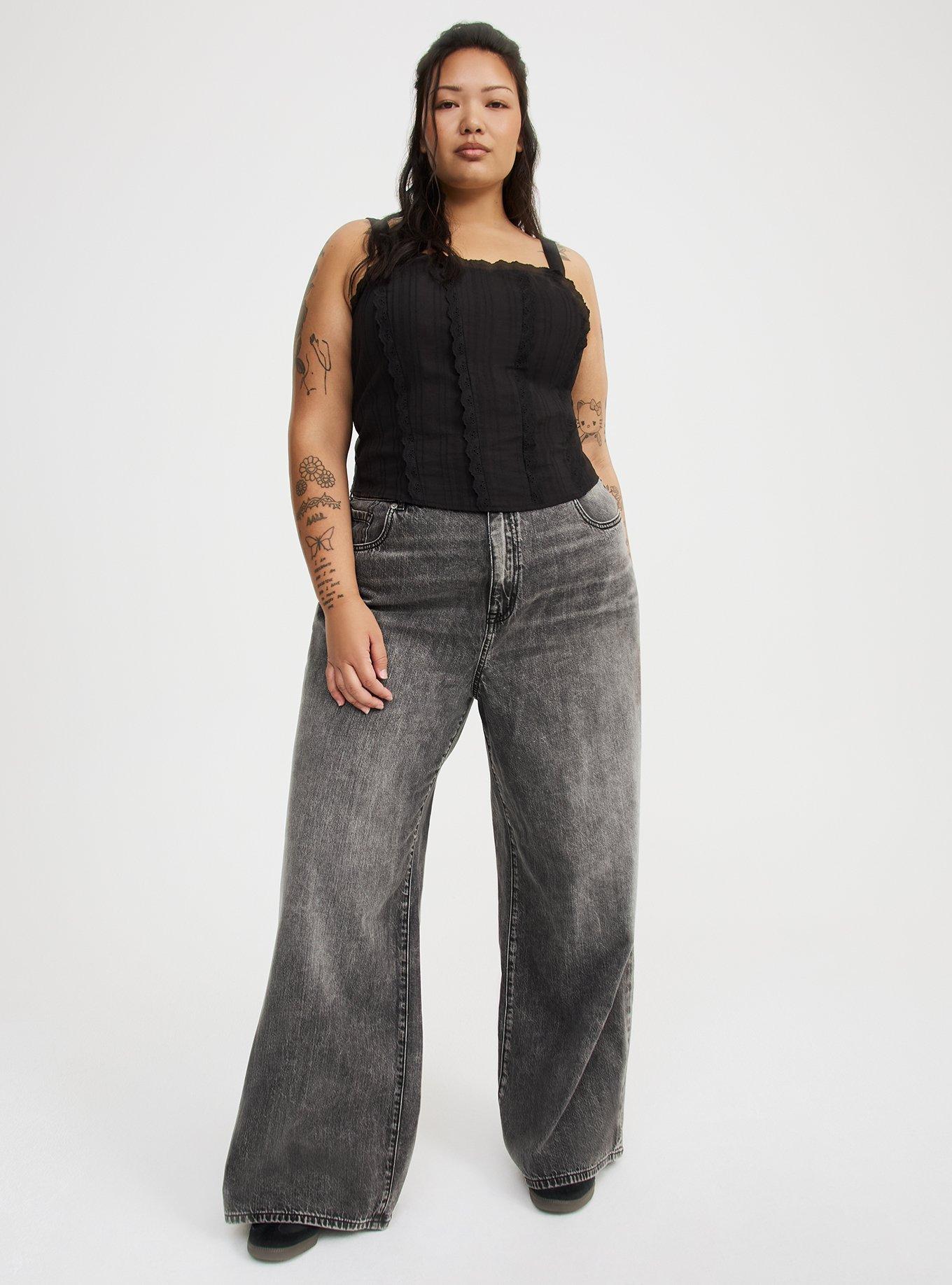 High-Rise Baggy Wide Leg Jean