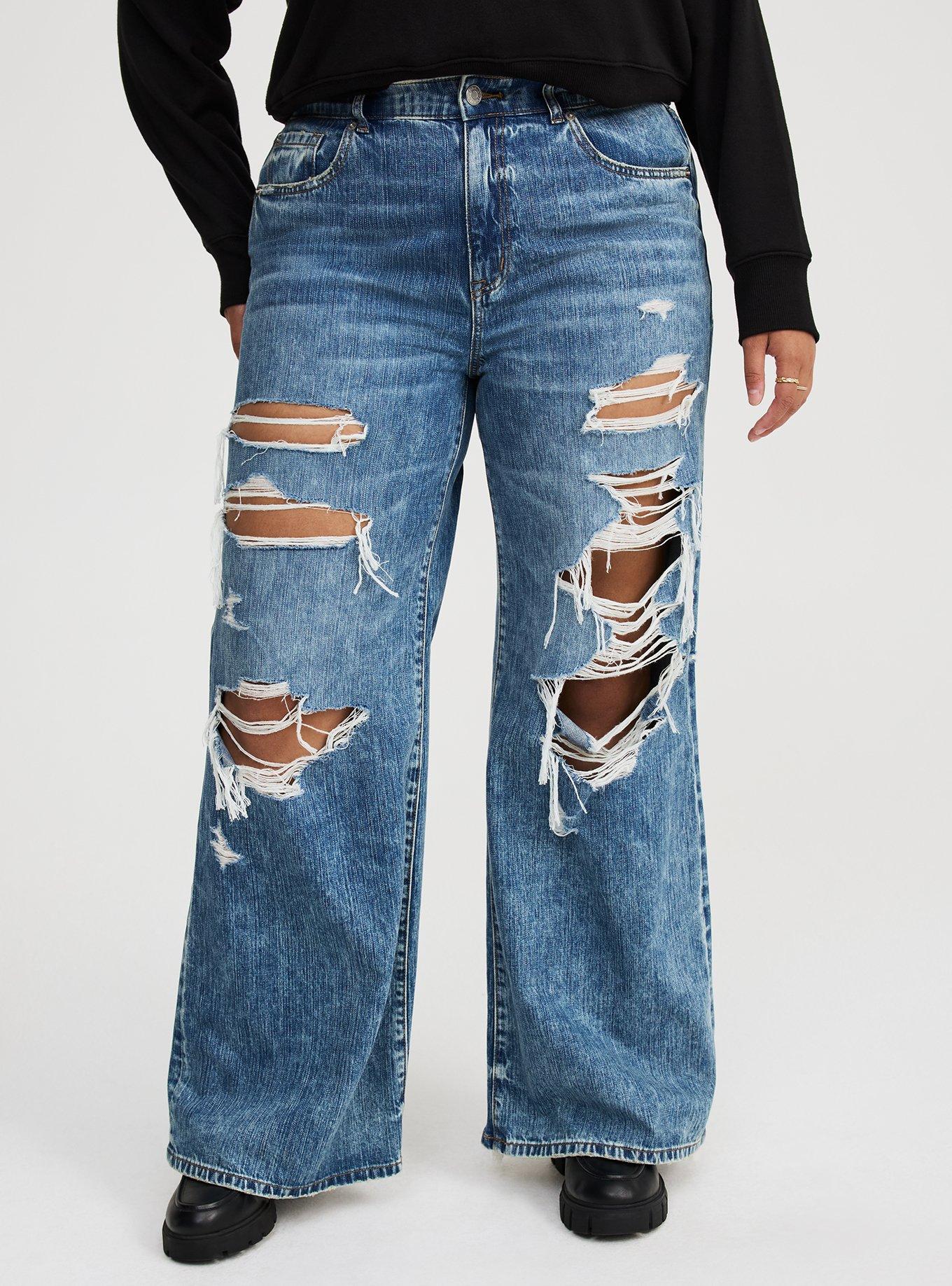 Baggy High-Rise Wide Leg Jean