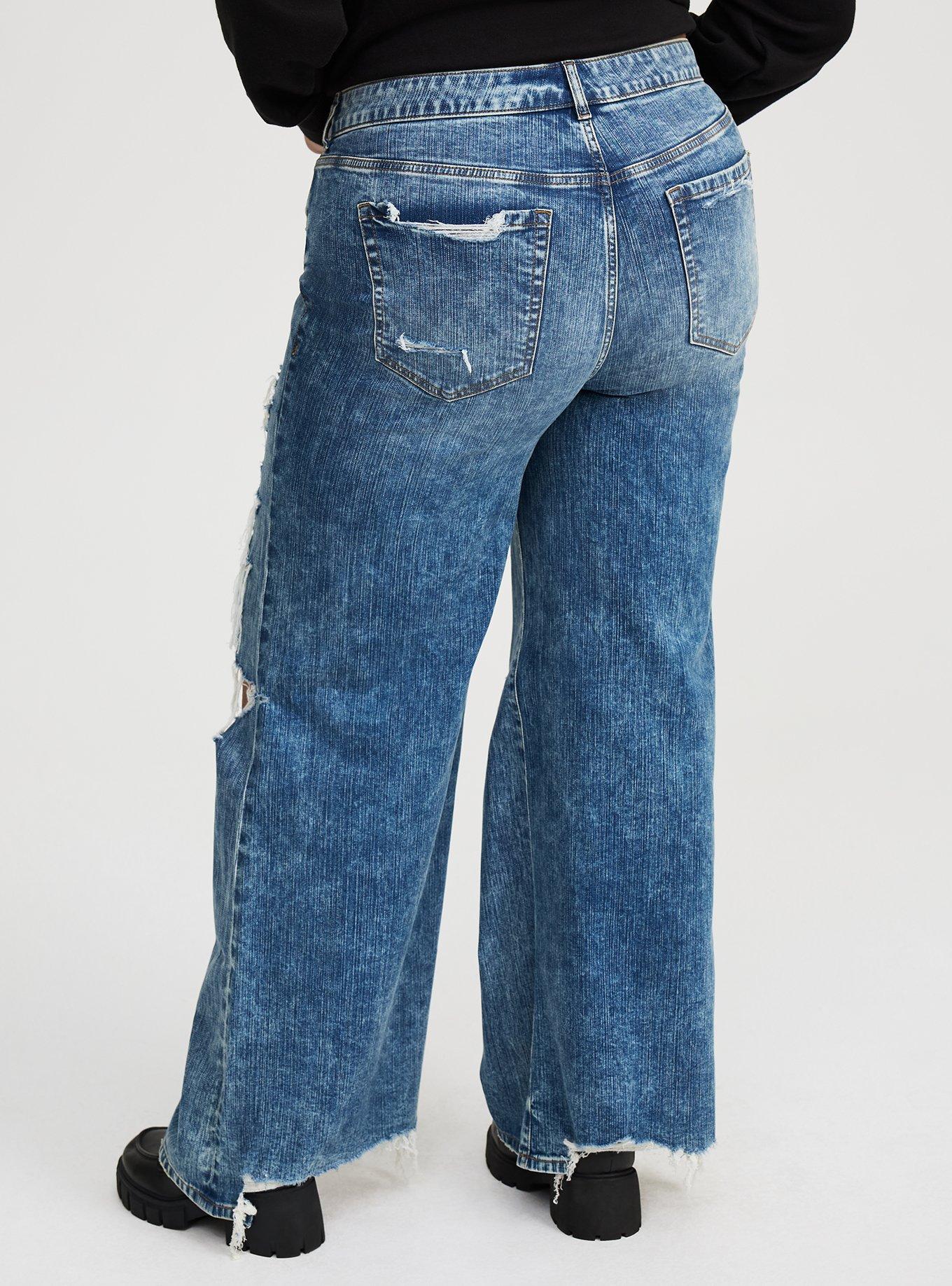 Baggy High-Rise Wide Leg Jean