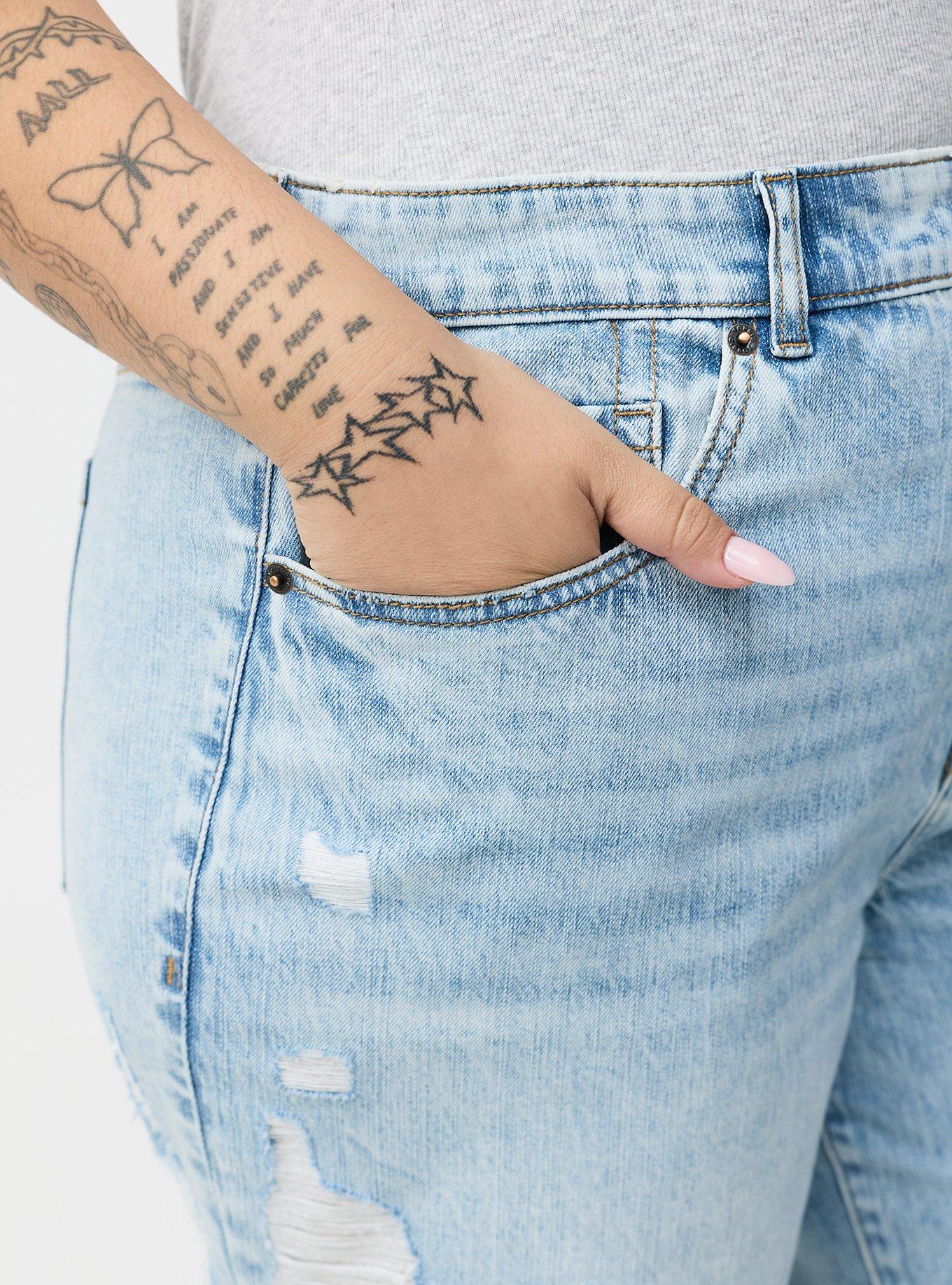 High-Rise Baggy Wide-Leg Jean, CRASH AND BURN, alternate