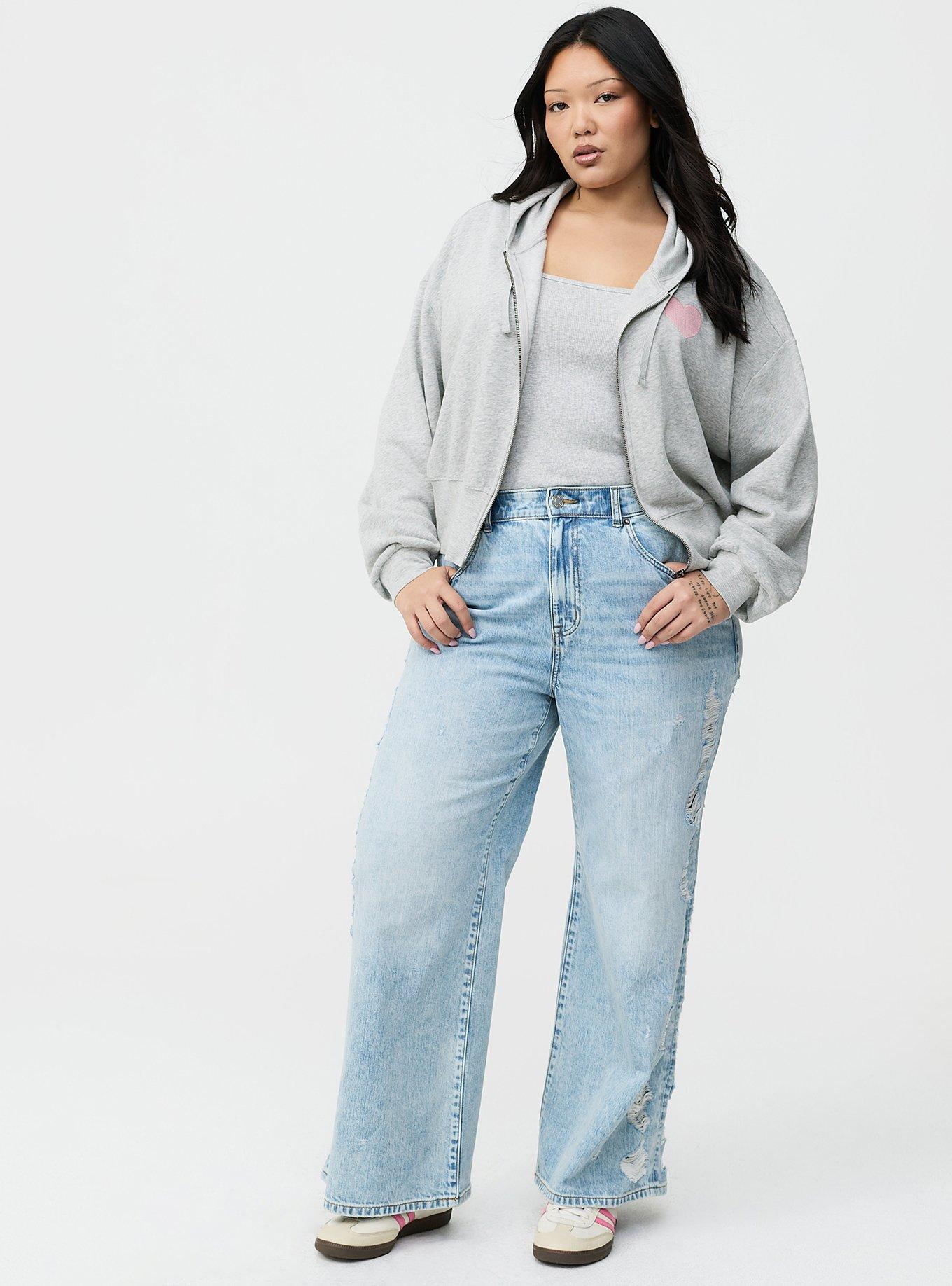 High-Rise Baggy Wide Leg Jean