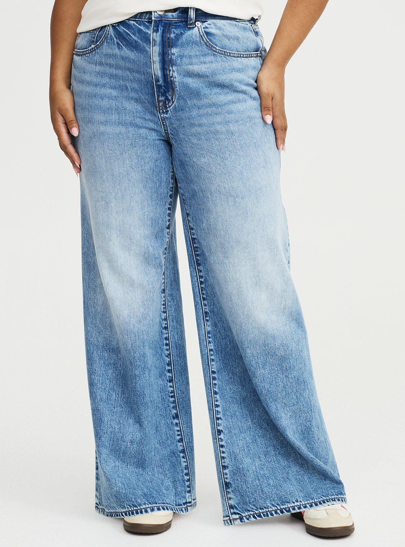 High-Rise Baggy Wide-Leg Jean, SANDBAR, alternate