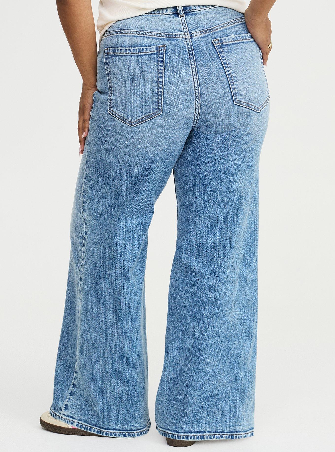 High-Rise Baggy Wide-Leg Jean, SANDBAR, alternate