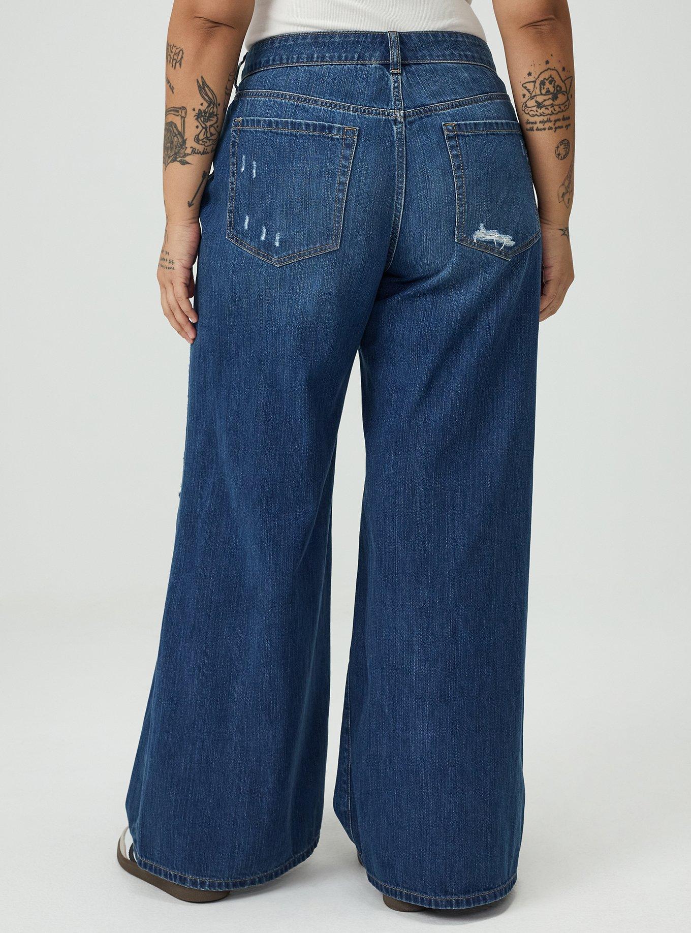 High-Rise Baggy Wide-Leg Jean, SHARK TANK, alternate