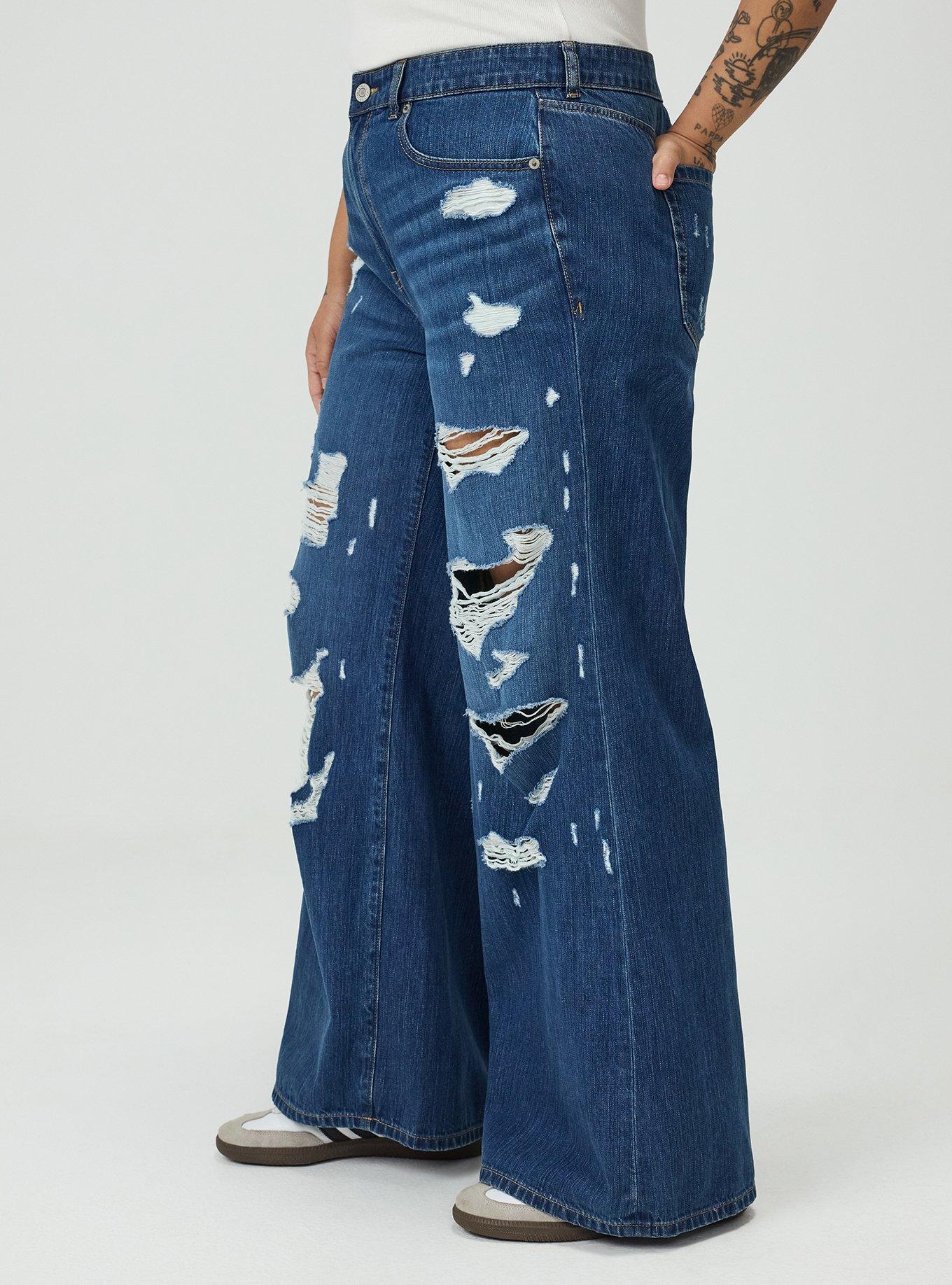 High-Rise Baggy Wide-Leg Jean, SHARK TANK, alternate