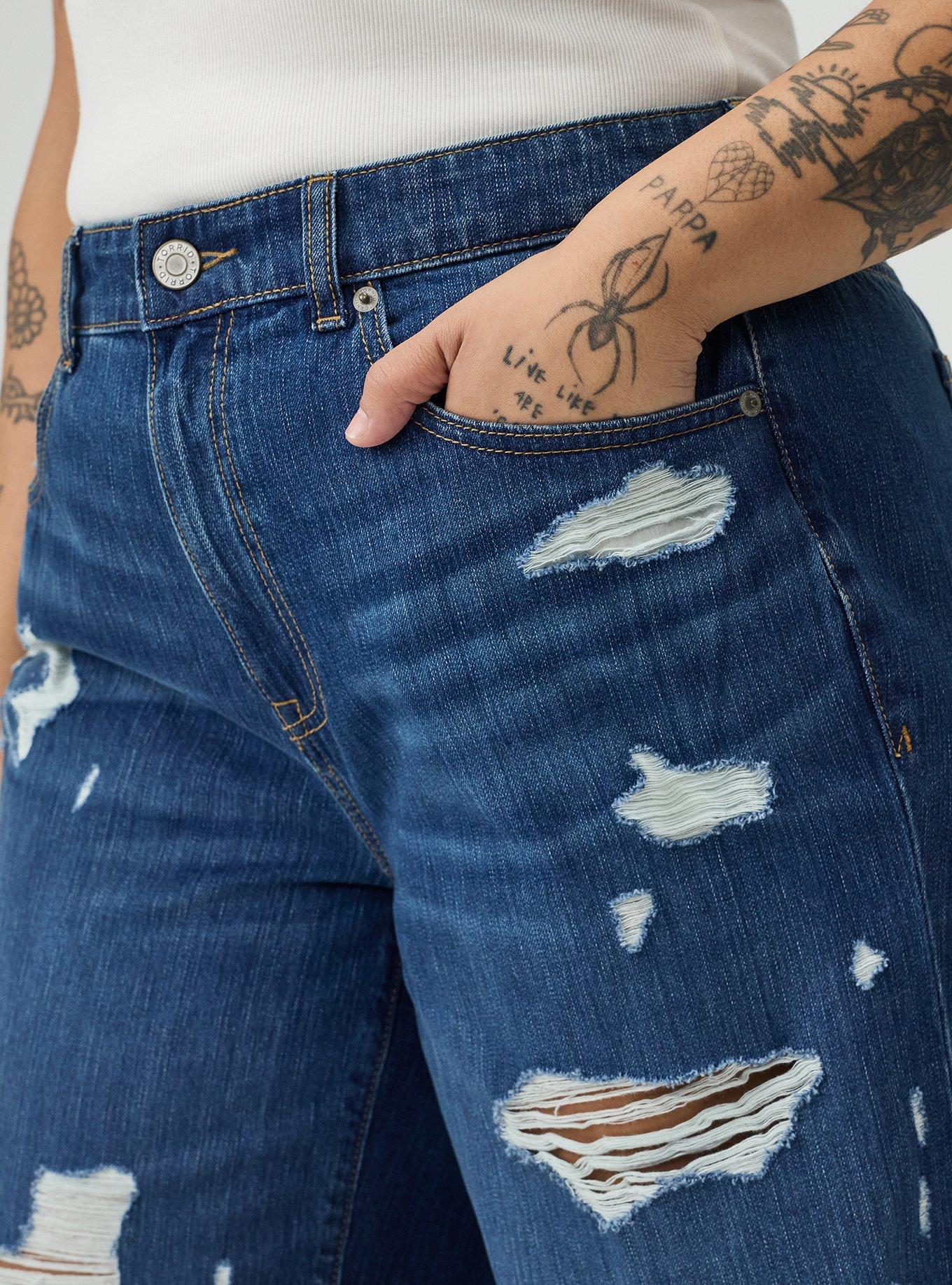 High-Rise Baggy Wide-Leg Jean, SHARK TANK, alternate