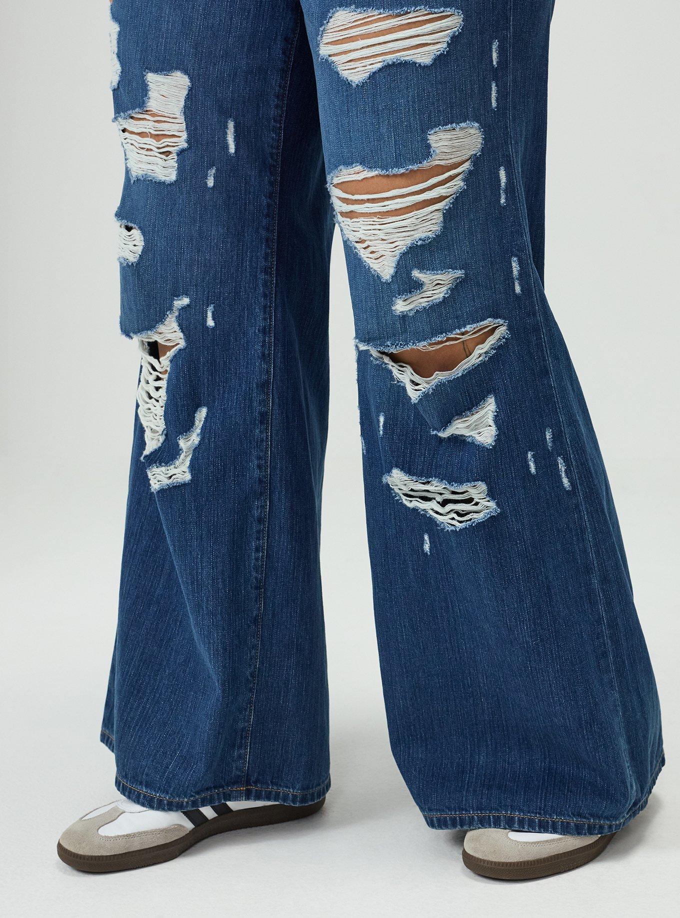 High-Rise Baggy Wide-Leg Jean, SHARK TANK, alternate