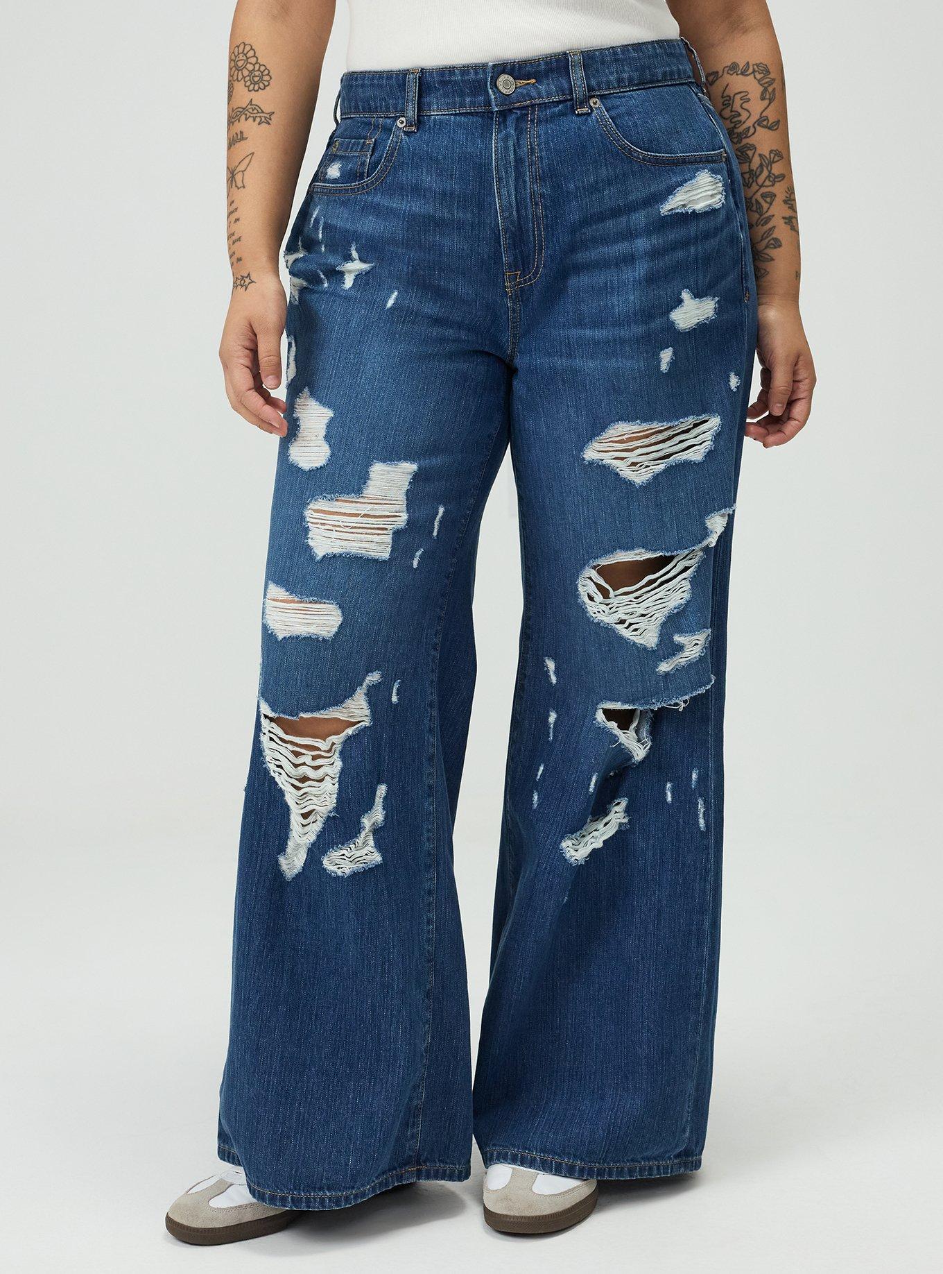 High-Rise Baggy Wide-Leg Jean, SHARK TANK, hi-res