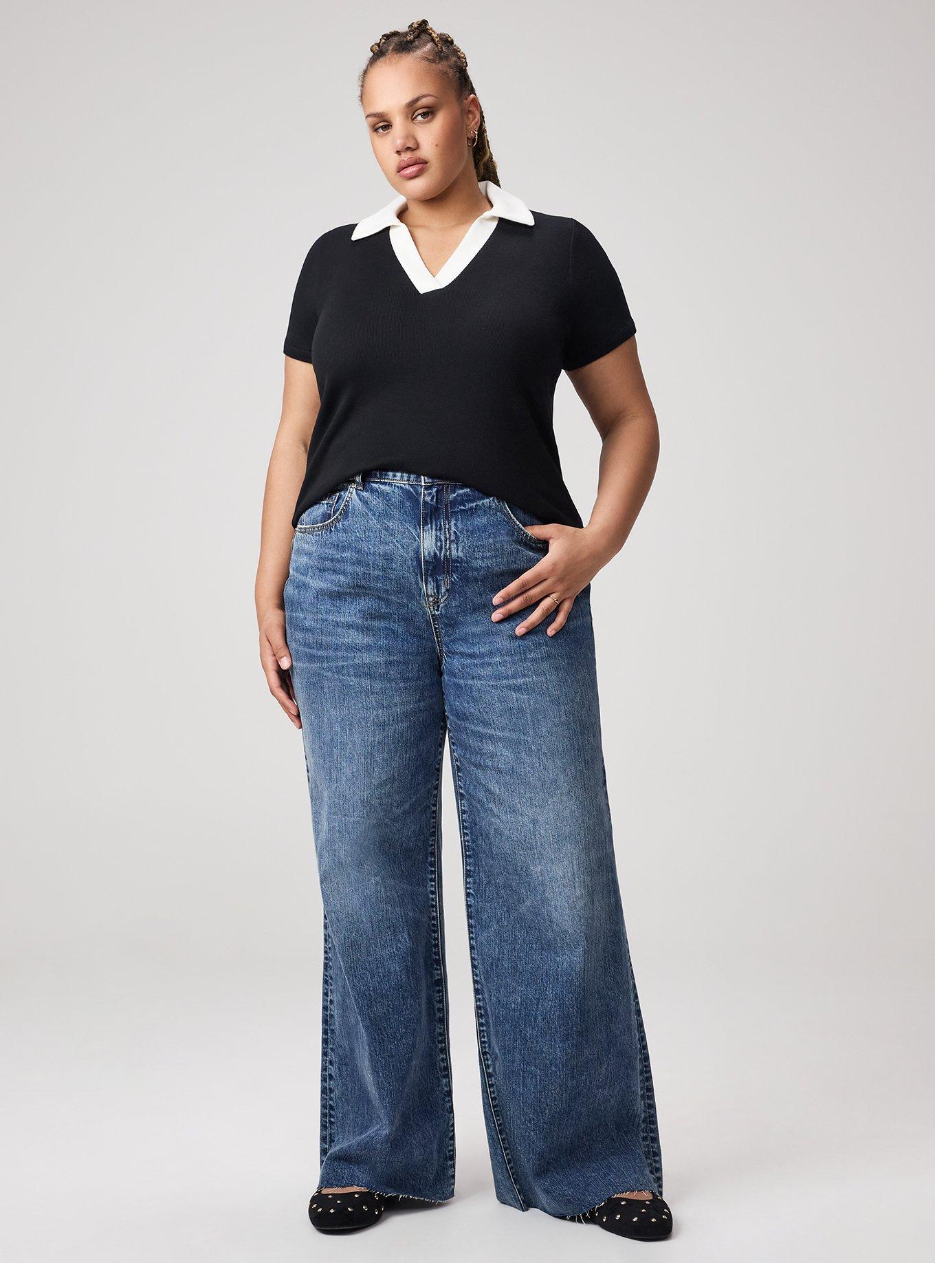 High-Rise Baggy Wide-Leg Jean, SNAKEBITE, alternate