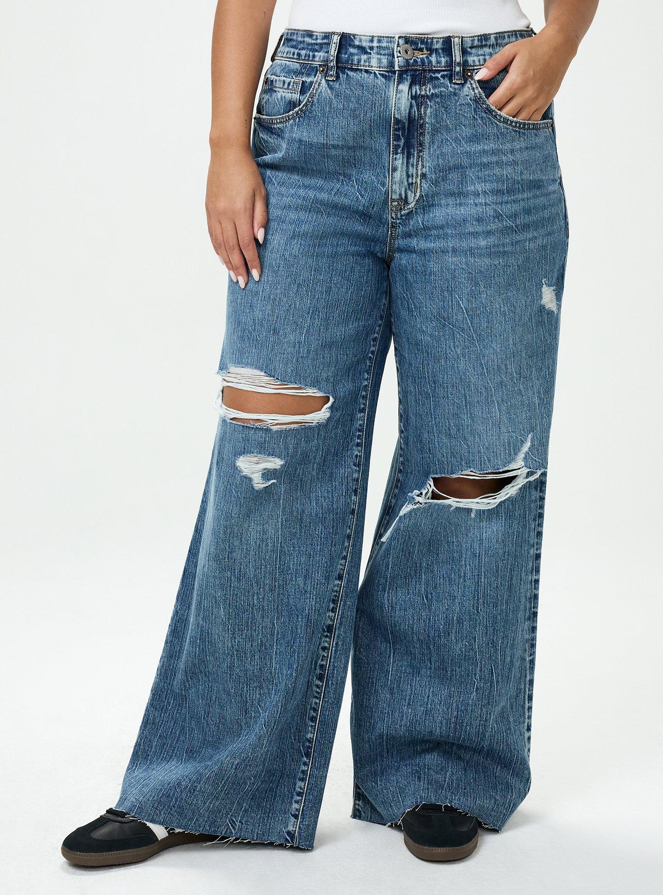 plage tailord big ジレ 36 Plus Size - Baggy High-Rise Wide-Leg Jean - Torrid