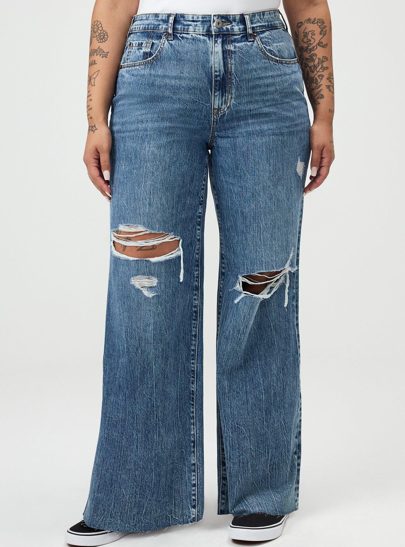 High-Rise Baggy Wide-Leg Jean, PALAMINO, alternate