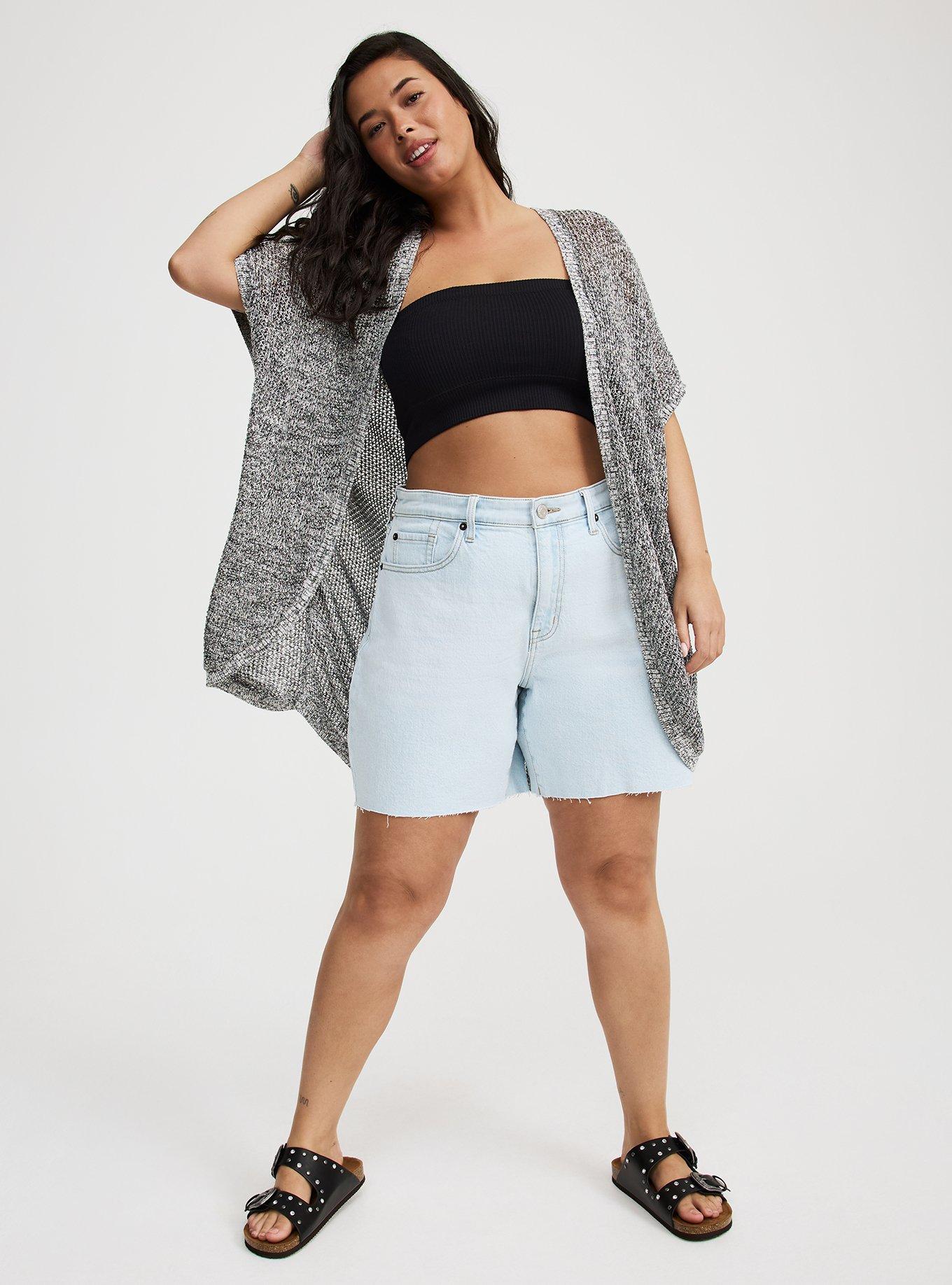 Open Knit Cocoon Cardigan