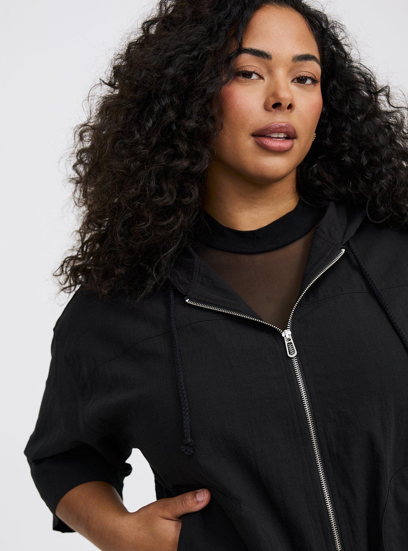 Cropped Cotton Hoodie