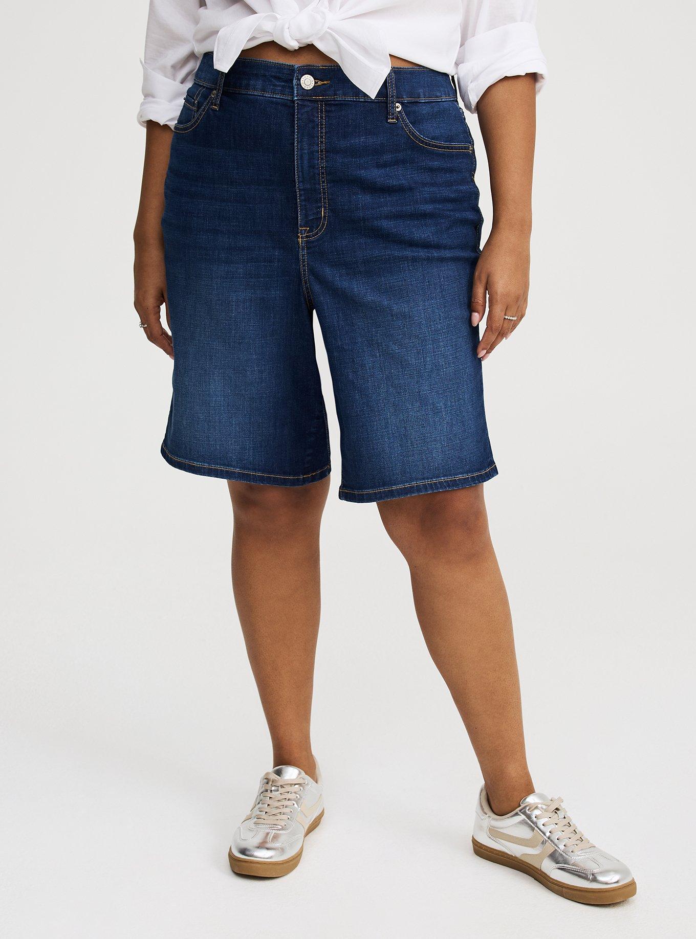 Perfect High-Rise Bermuda Jean Short