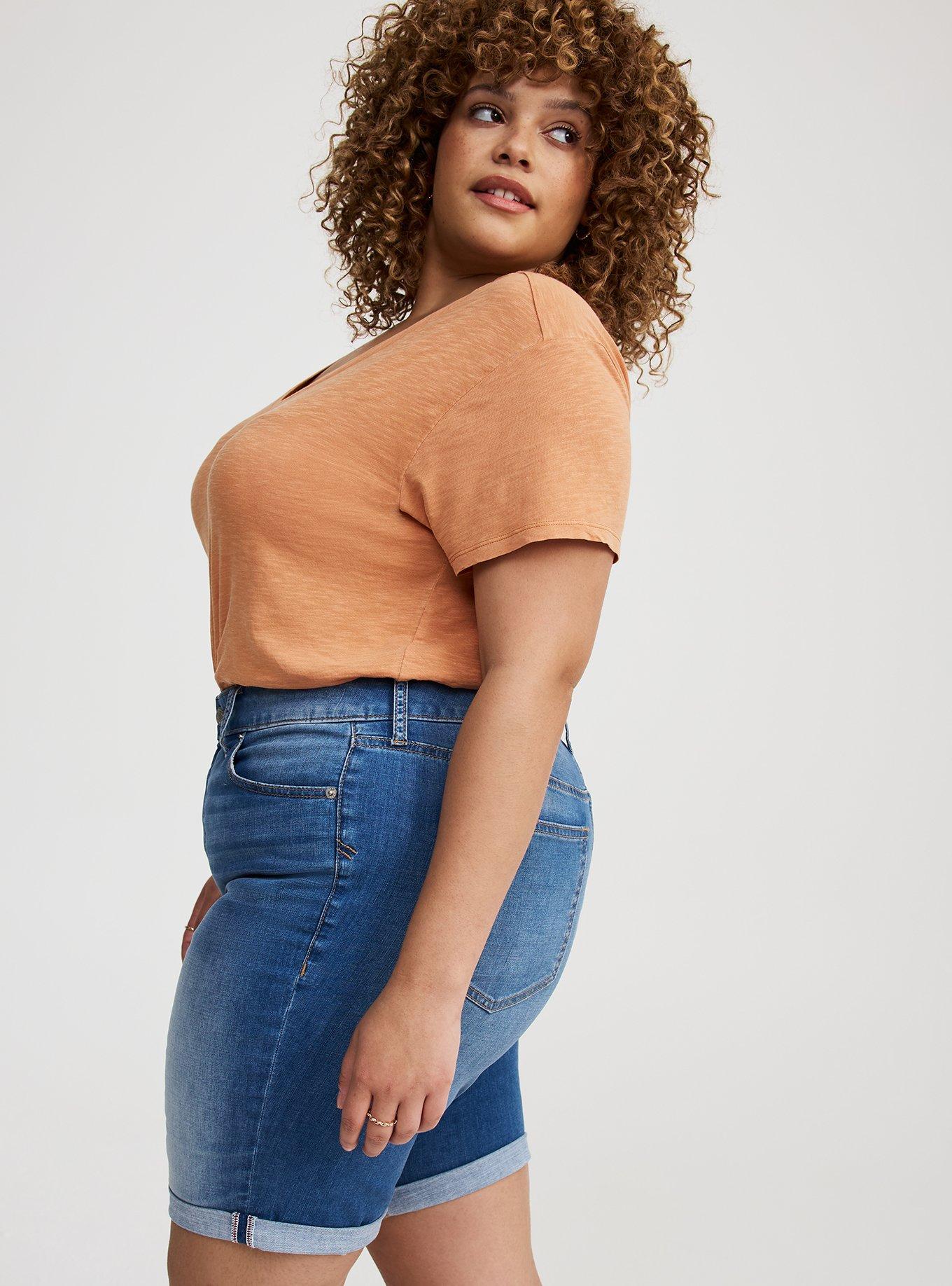 Perfect High-Rise Bermuda Jean Short