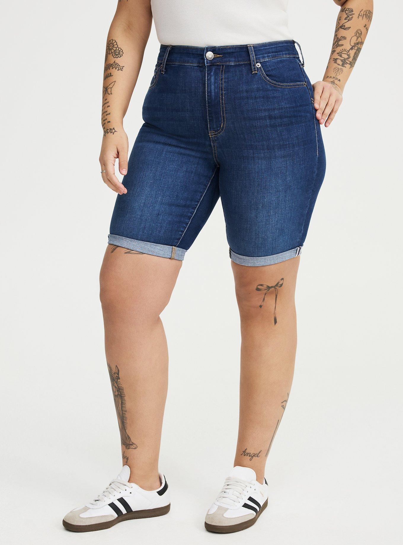 Perfect High-Rise Bermuda Short, BLUE 25-1, alternate