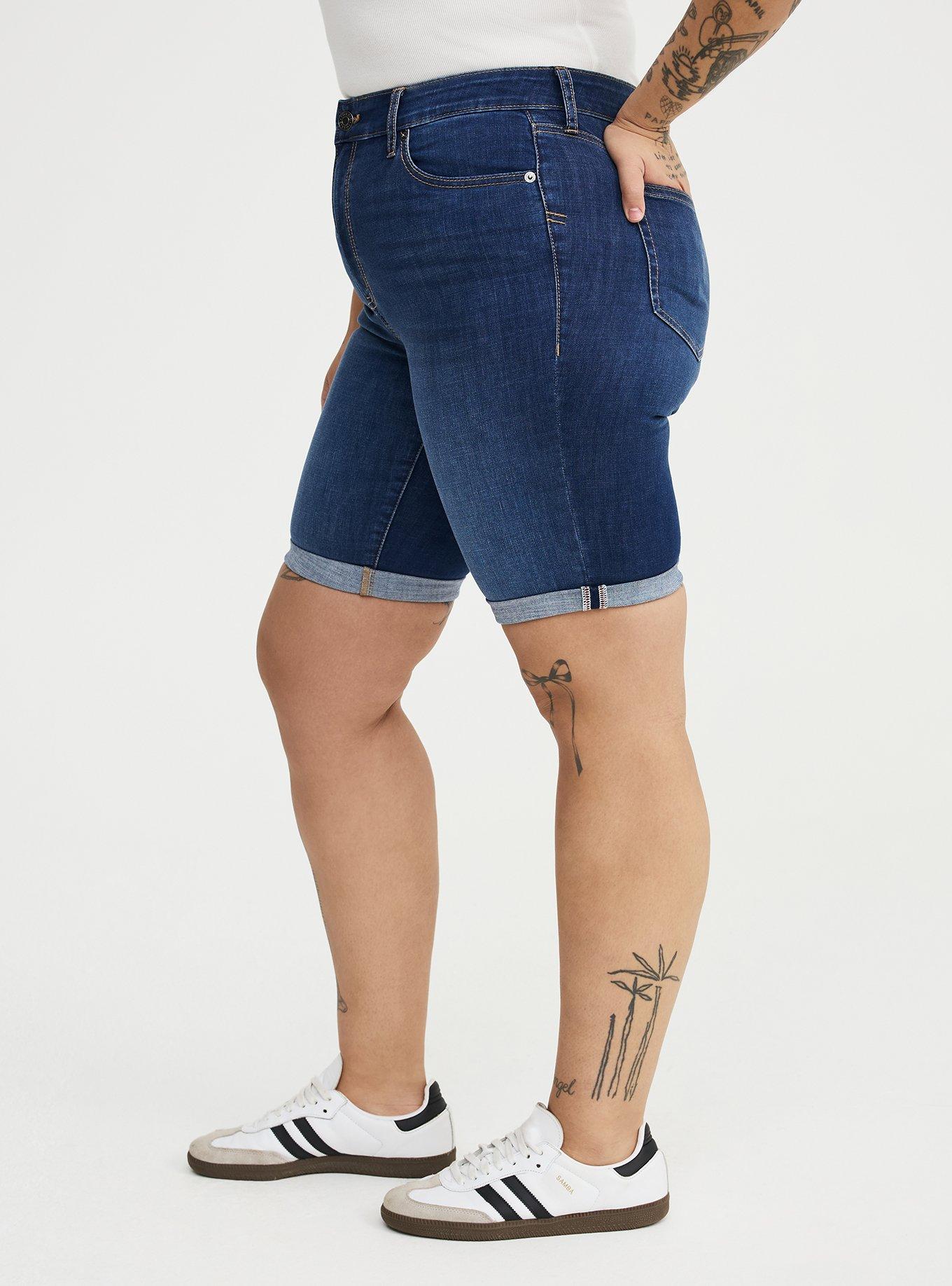 Perfect High-Rise Bermuda Short, BLUE 25-1, alternate