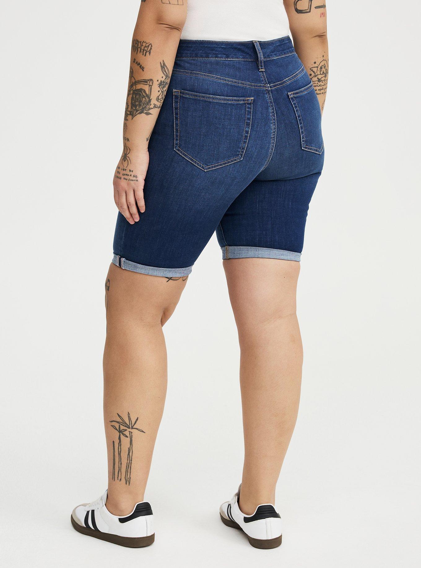 Perfect High-Rise Bermuda Short, BLUE 25-1, alternate