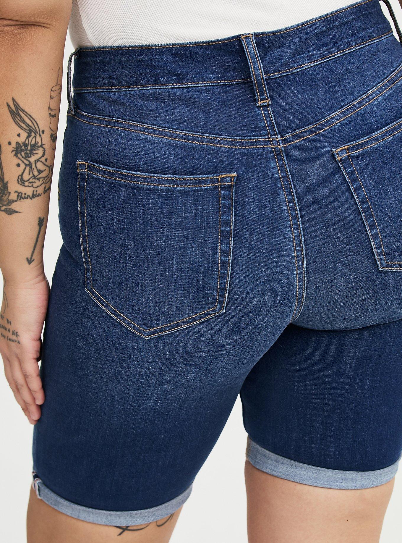 Perfect High-Rise Bermuda Short, BLUE 25-1, alternate