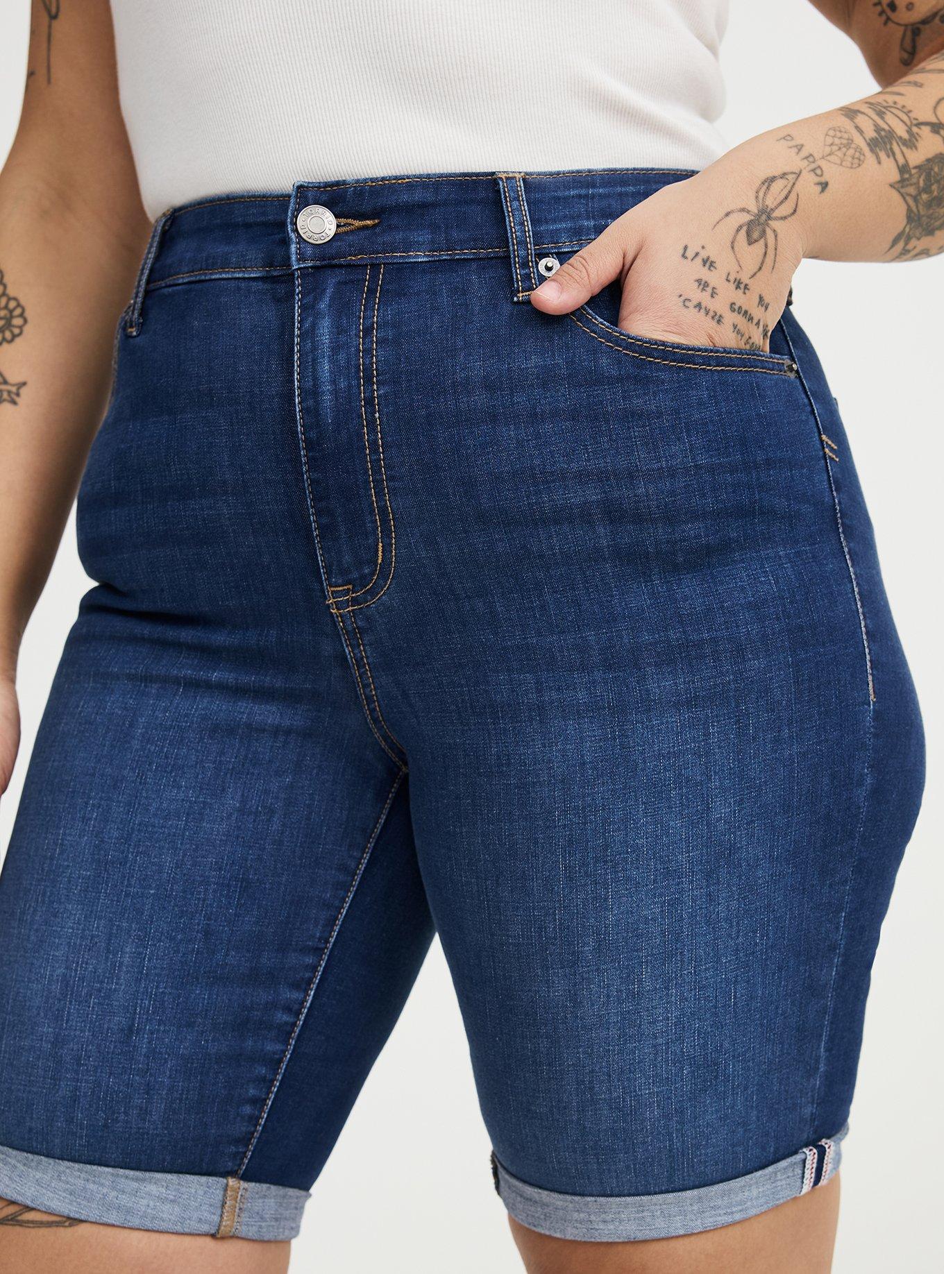 Perfect High-Rise Bermuda Short, BLUE 25-1, alternate