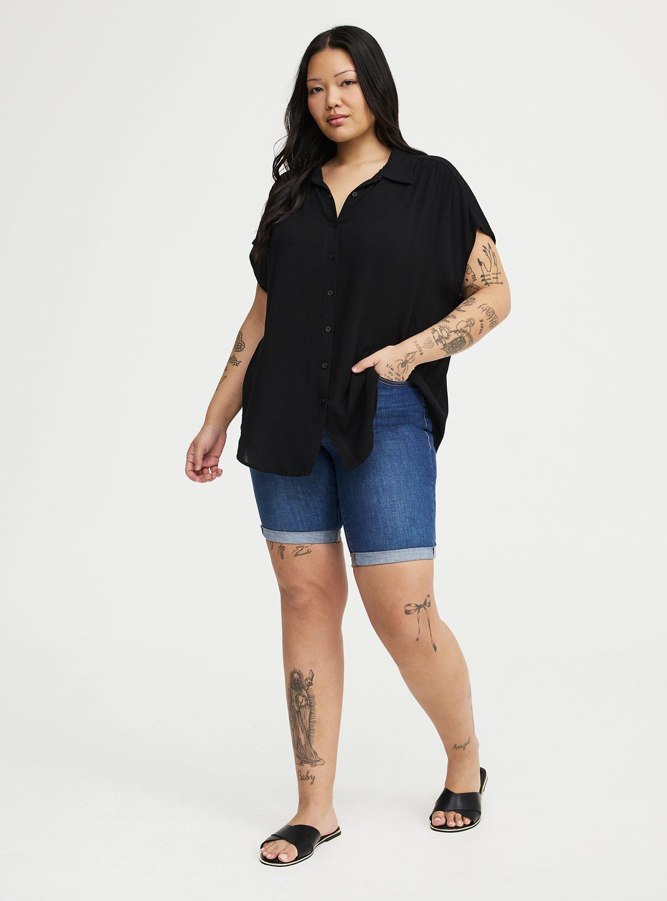 Perfect High-Rise Bermuda Short, BLUE 25-1, alternate