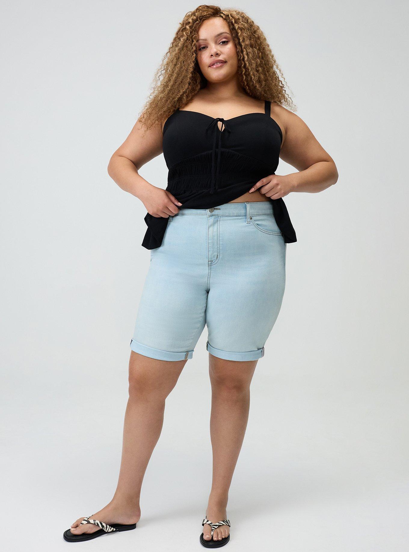 Perfect High-Rise Bermuda Short, BLUE 34, hi-res