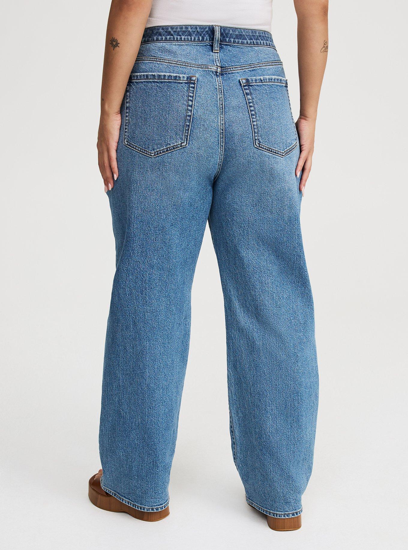 Baggy High-Rise Straight Jean