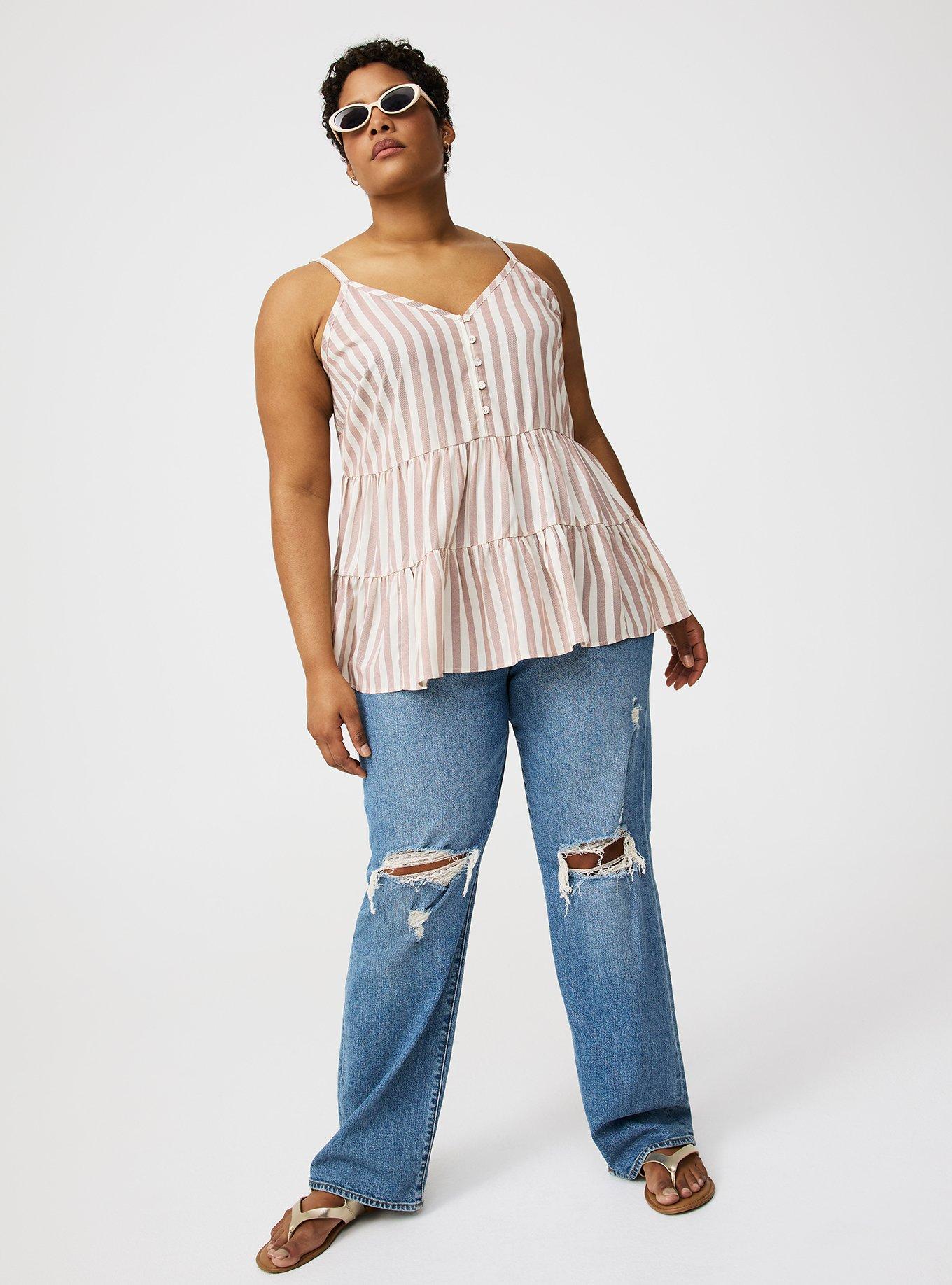 Challis Drop Waist Tiered Cami