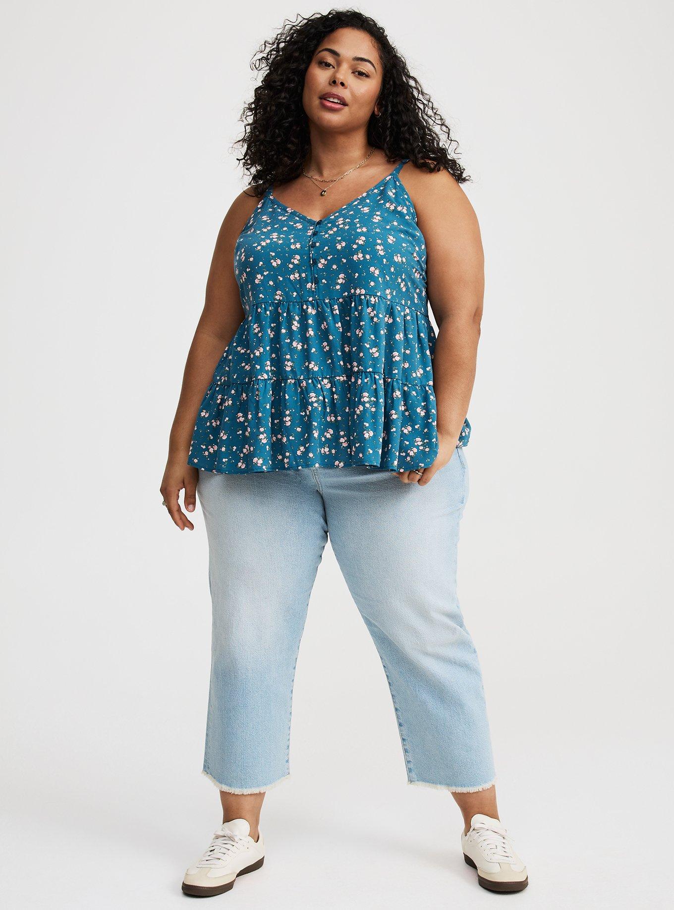 Challis Drop Waist Tiered Cami