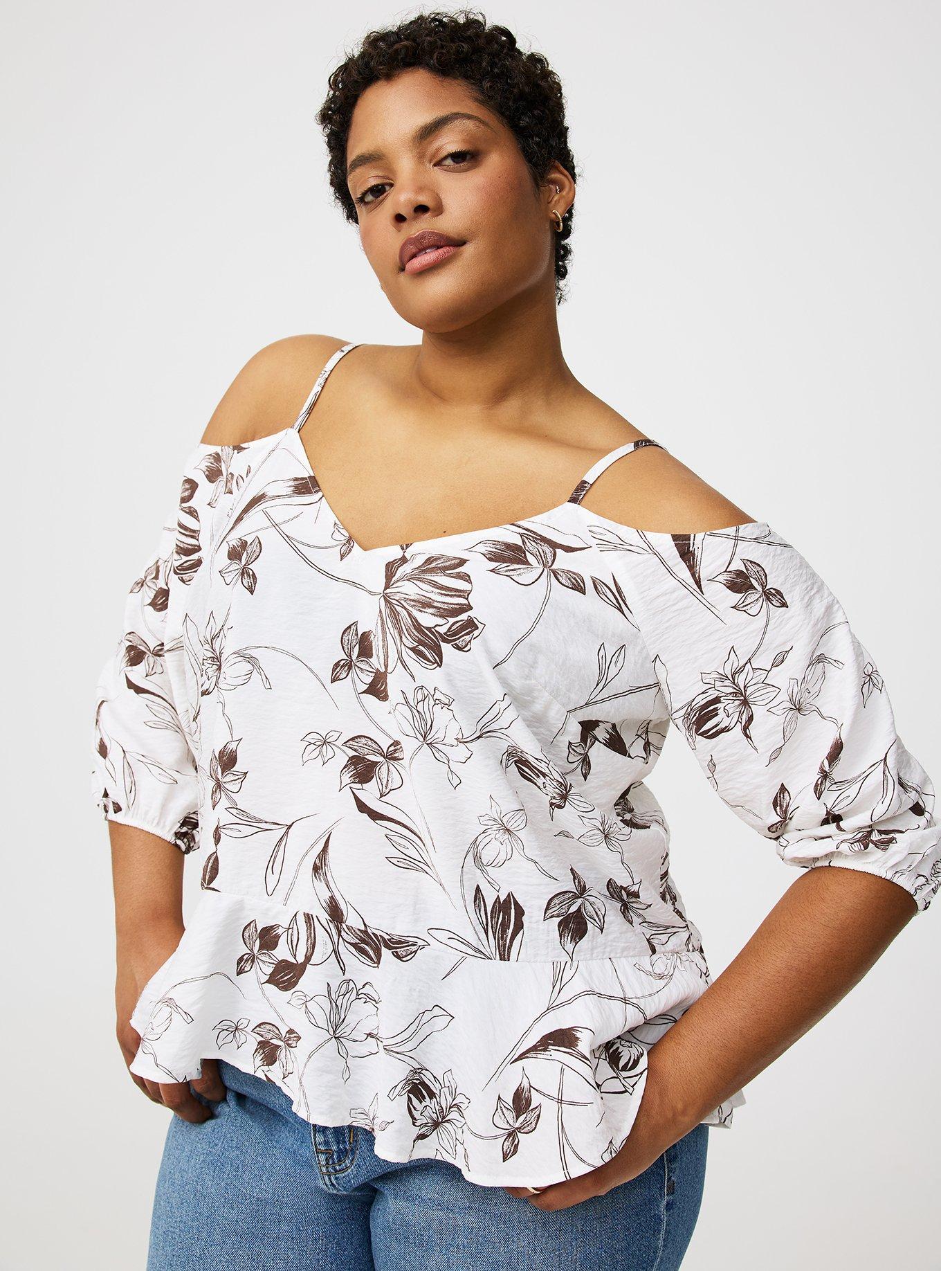 Plus Size - Cold Shoulder Top - Torrid